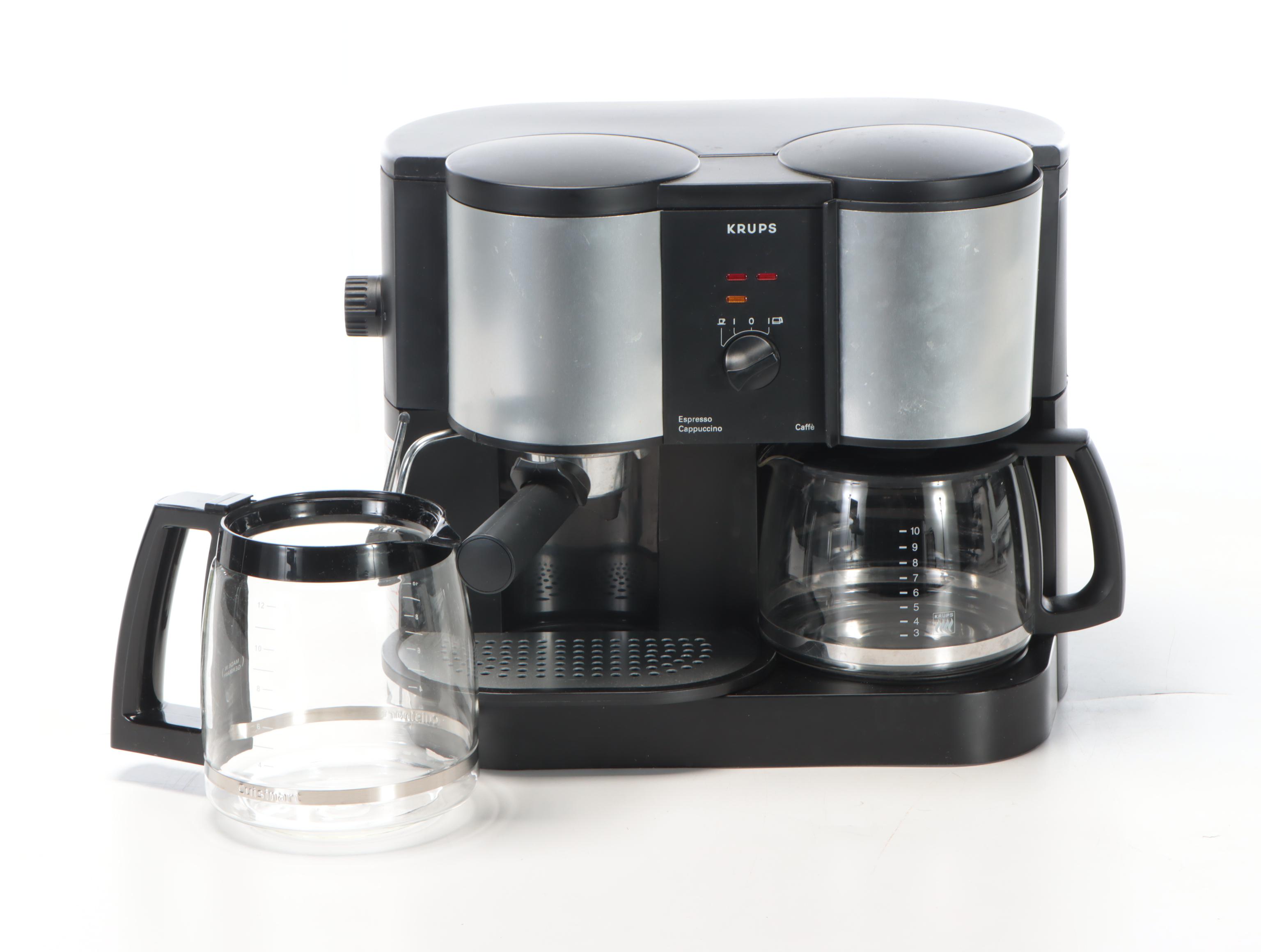 Krups Double Coffee Makers, Espresso Machine with Chicken Roaster