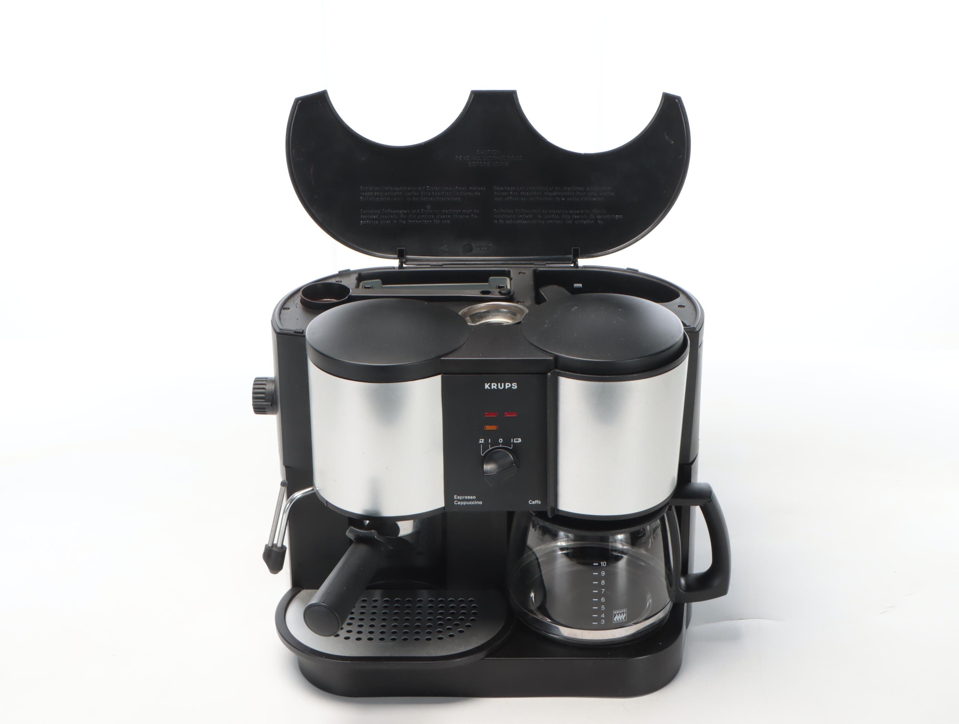 Krups Double Coffee Makers, Espresso Machine with Chicken Roaster