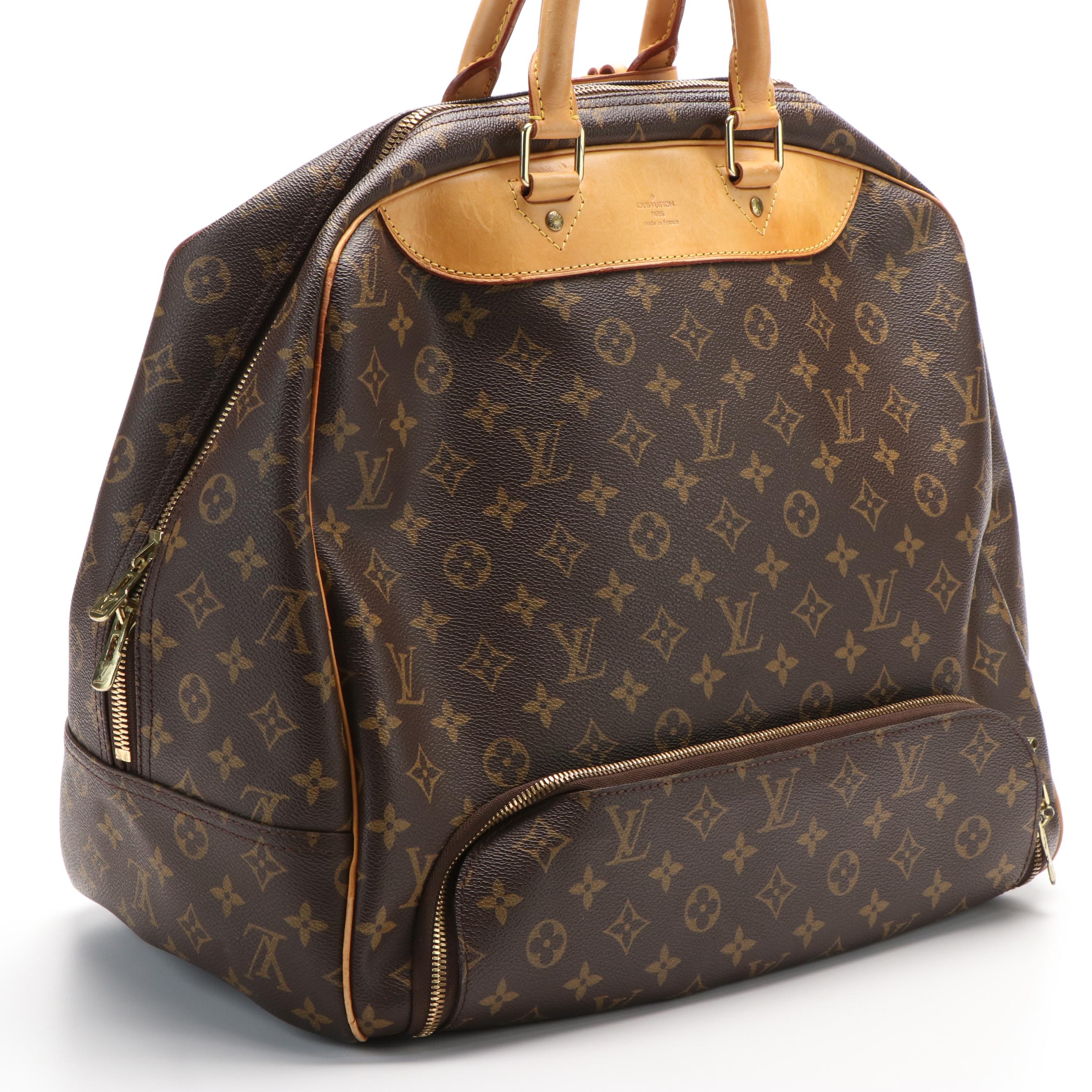 Louis Vuitton Evasion Travel Bag in Brown Monogram Canvas