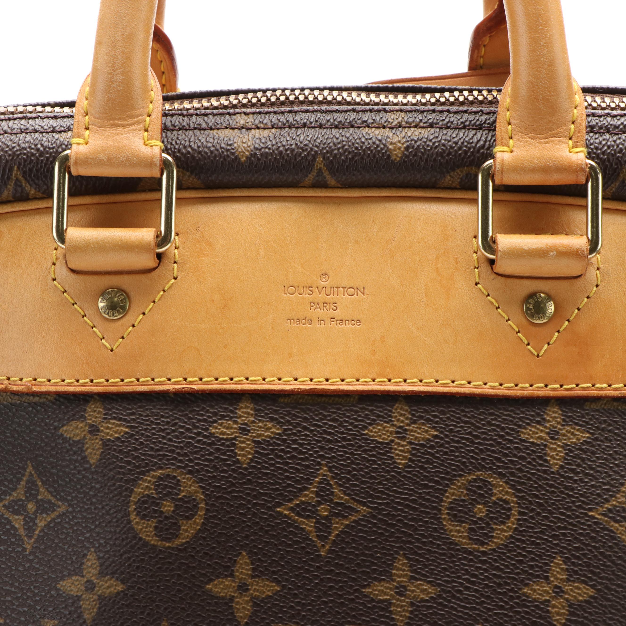 Louis Vuitton Evasion Travel Bag in Brown Monogram Canvas