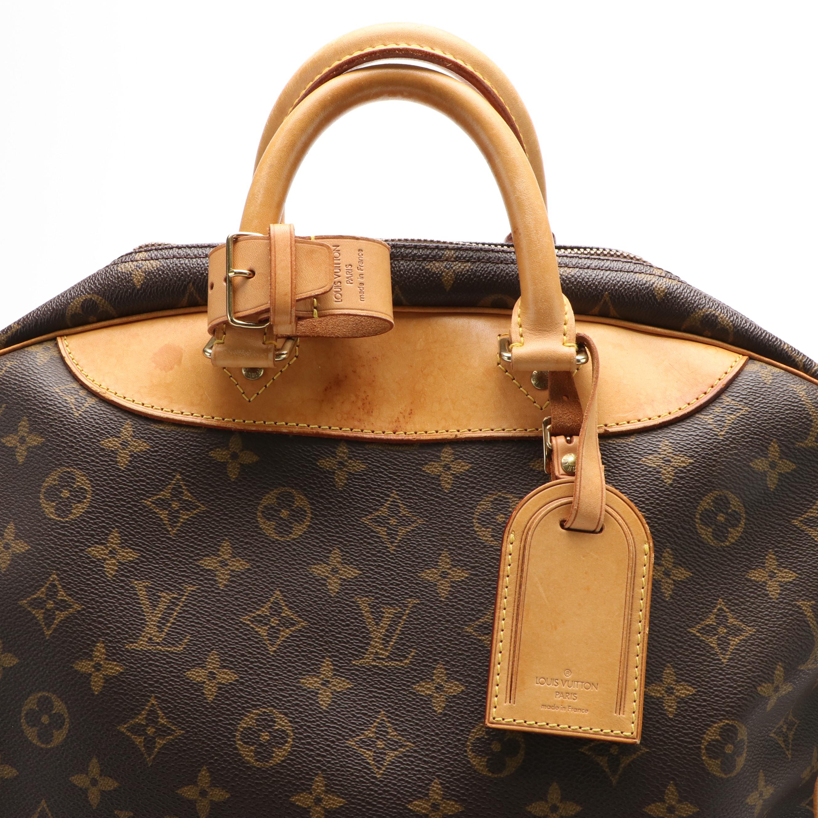 Louis Vuitton Evasion Travel Bag in Brown Monogram Canvas