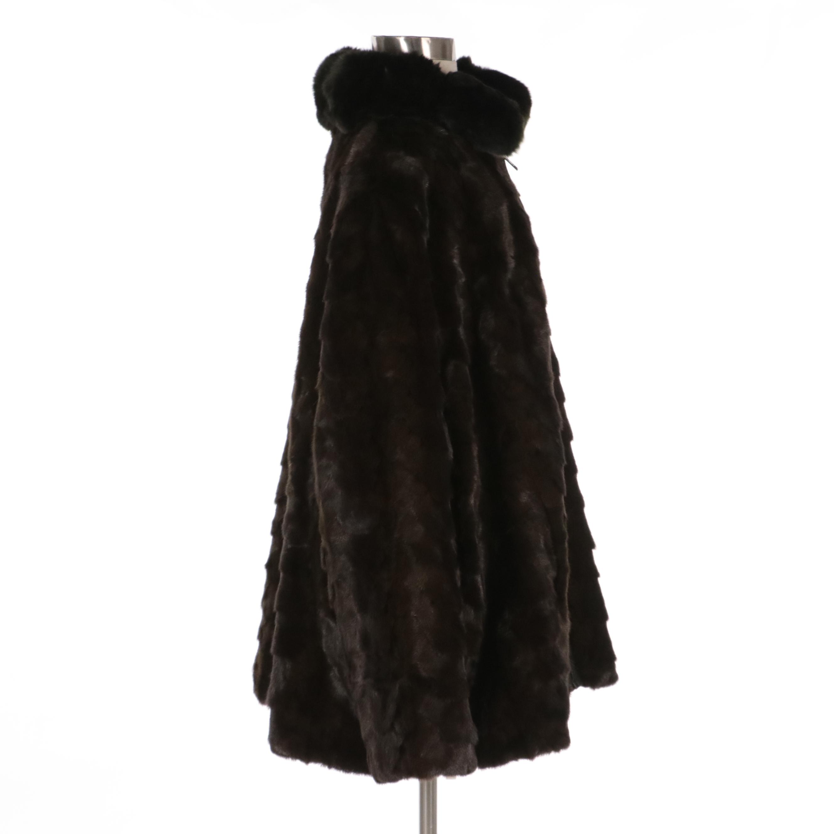 Rabbit Fur Zip Jacket by Élan Furs