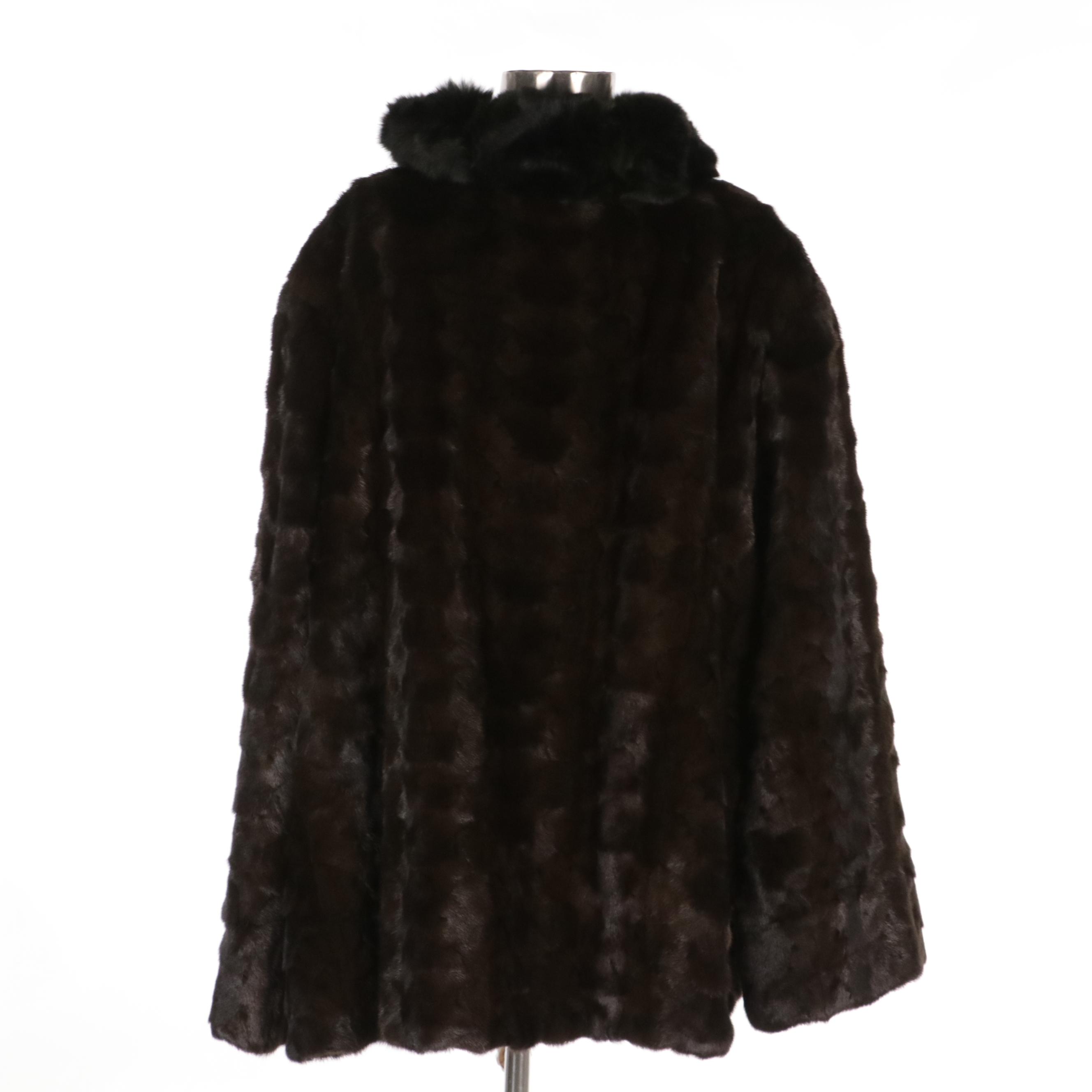 Rabbit Fur Zip Jacket by Élan Furs