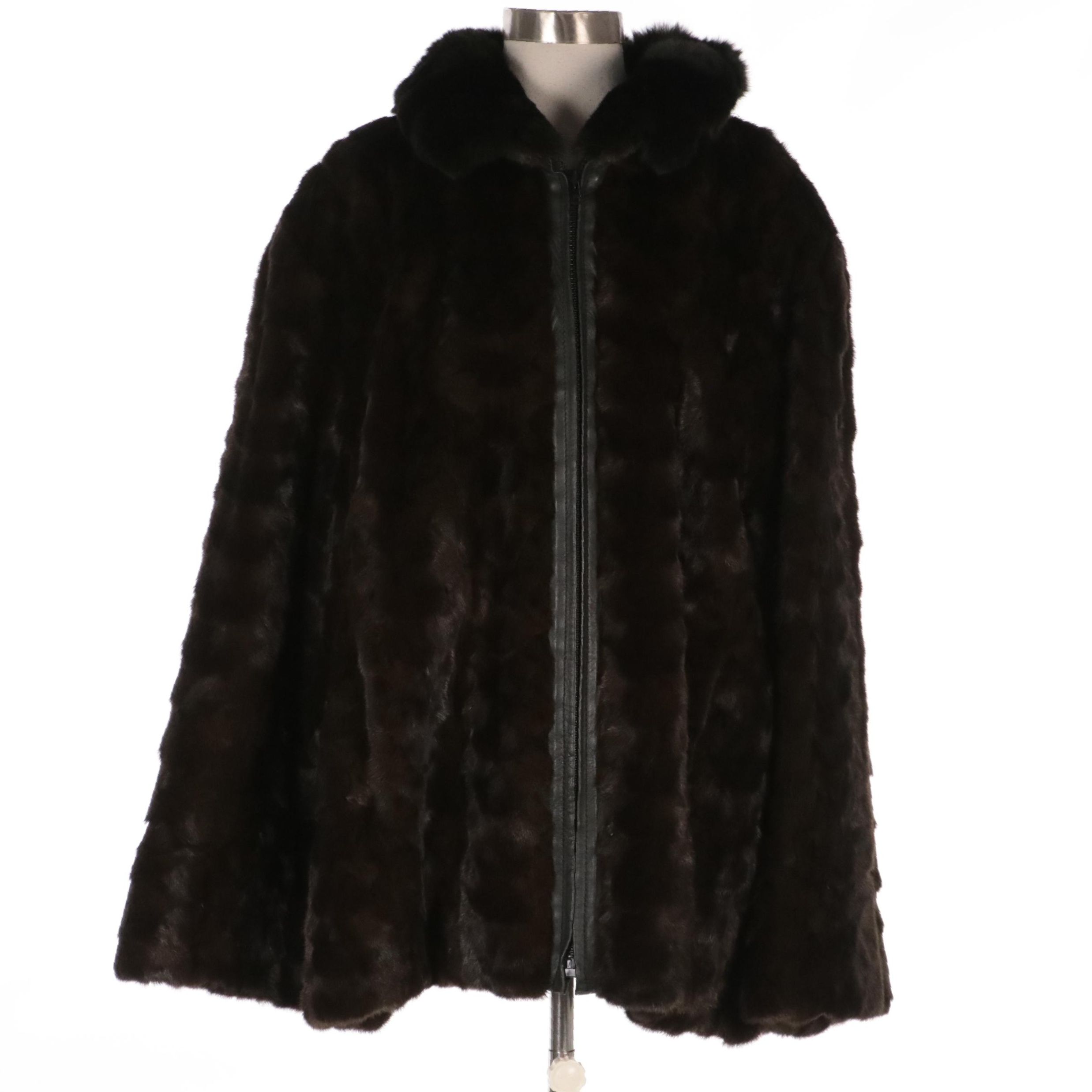 Rabbit Fur Zip Jacket by Élan Furs