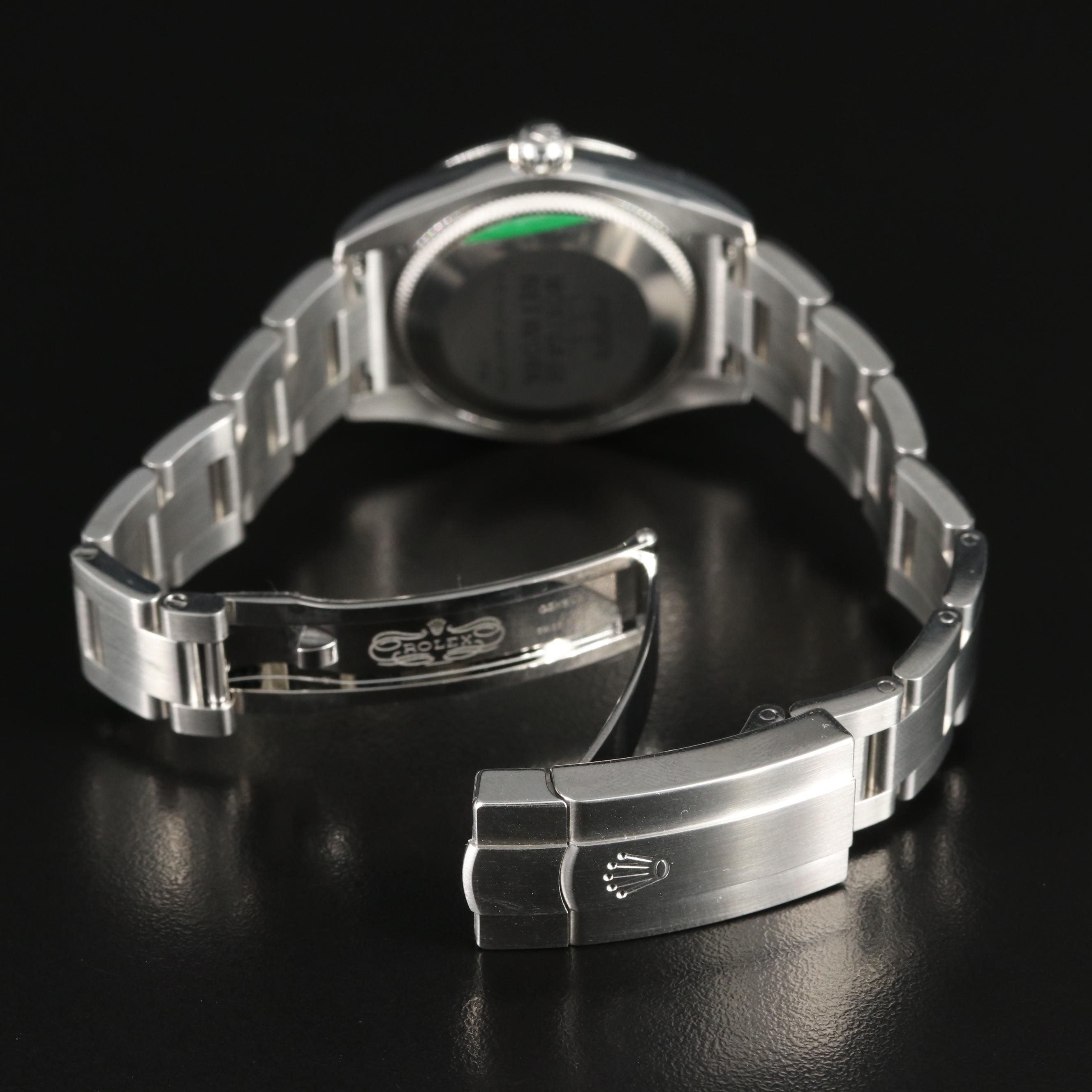 Rolex Lady Oyster Perpetual White Roman Dial Watch