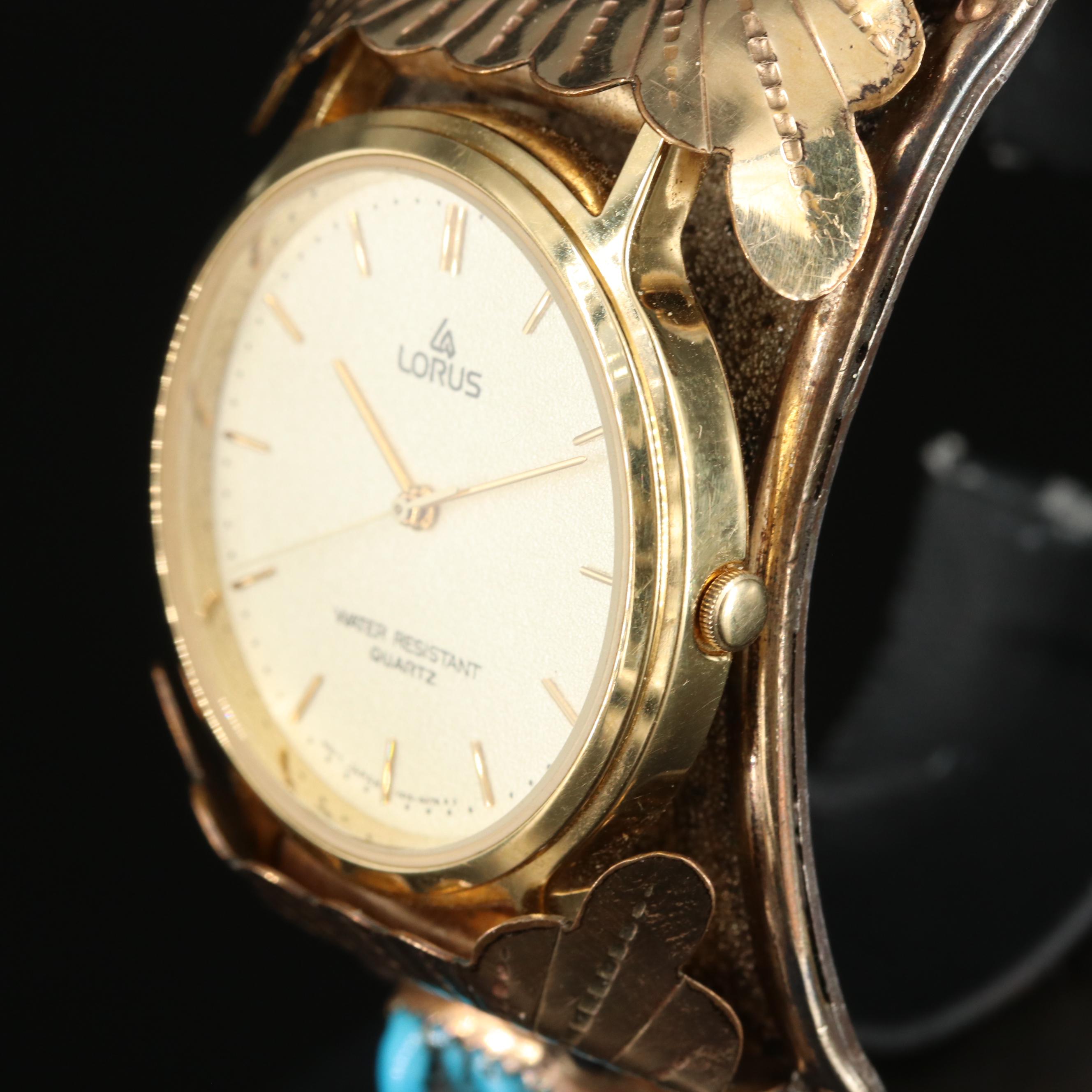 Lorus Watch on Gold-Filled and Sterling Silver Bracelet