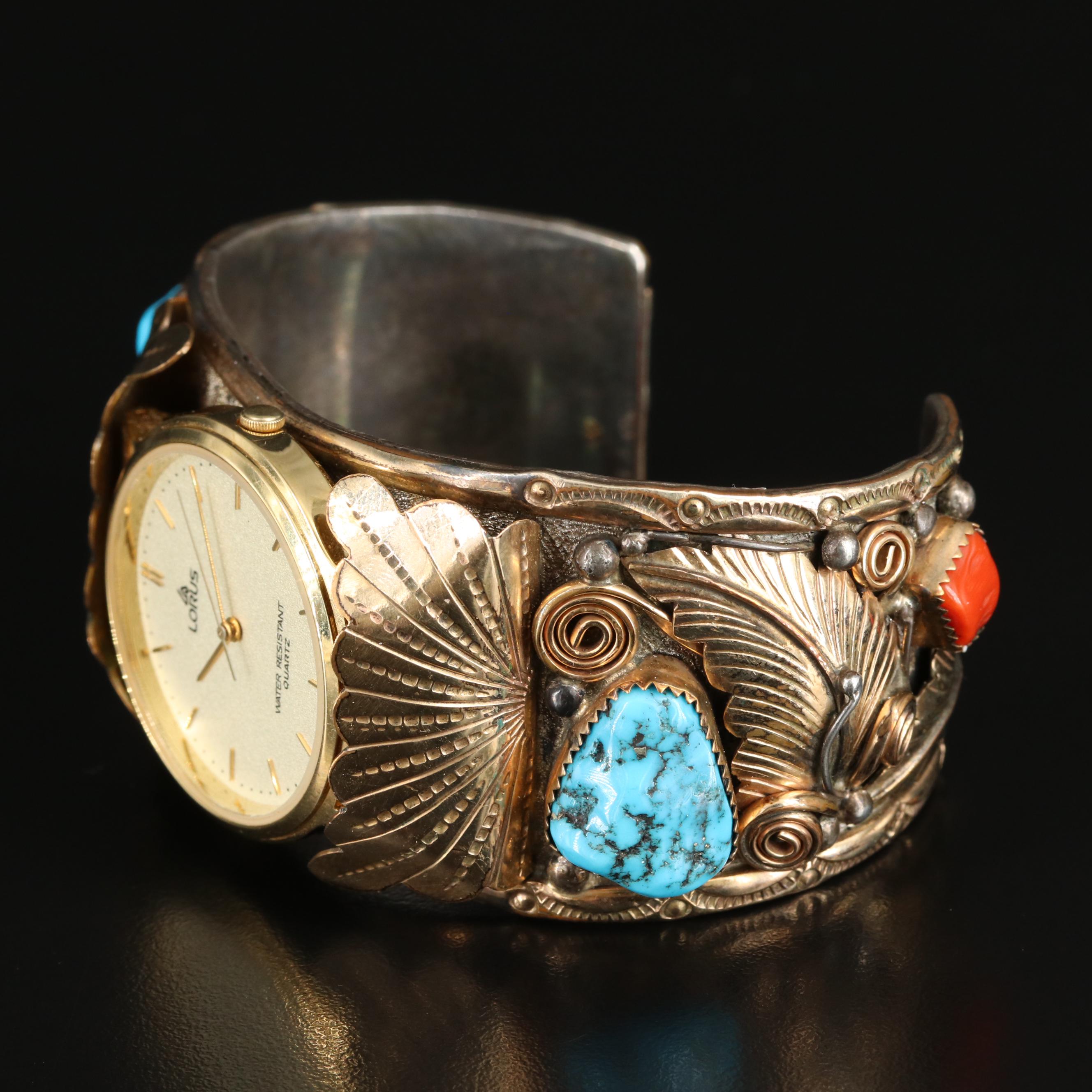 Lorus Watch on Gold-Filled and Sterling Silver Bracelet