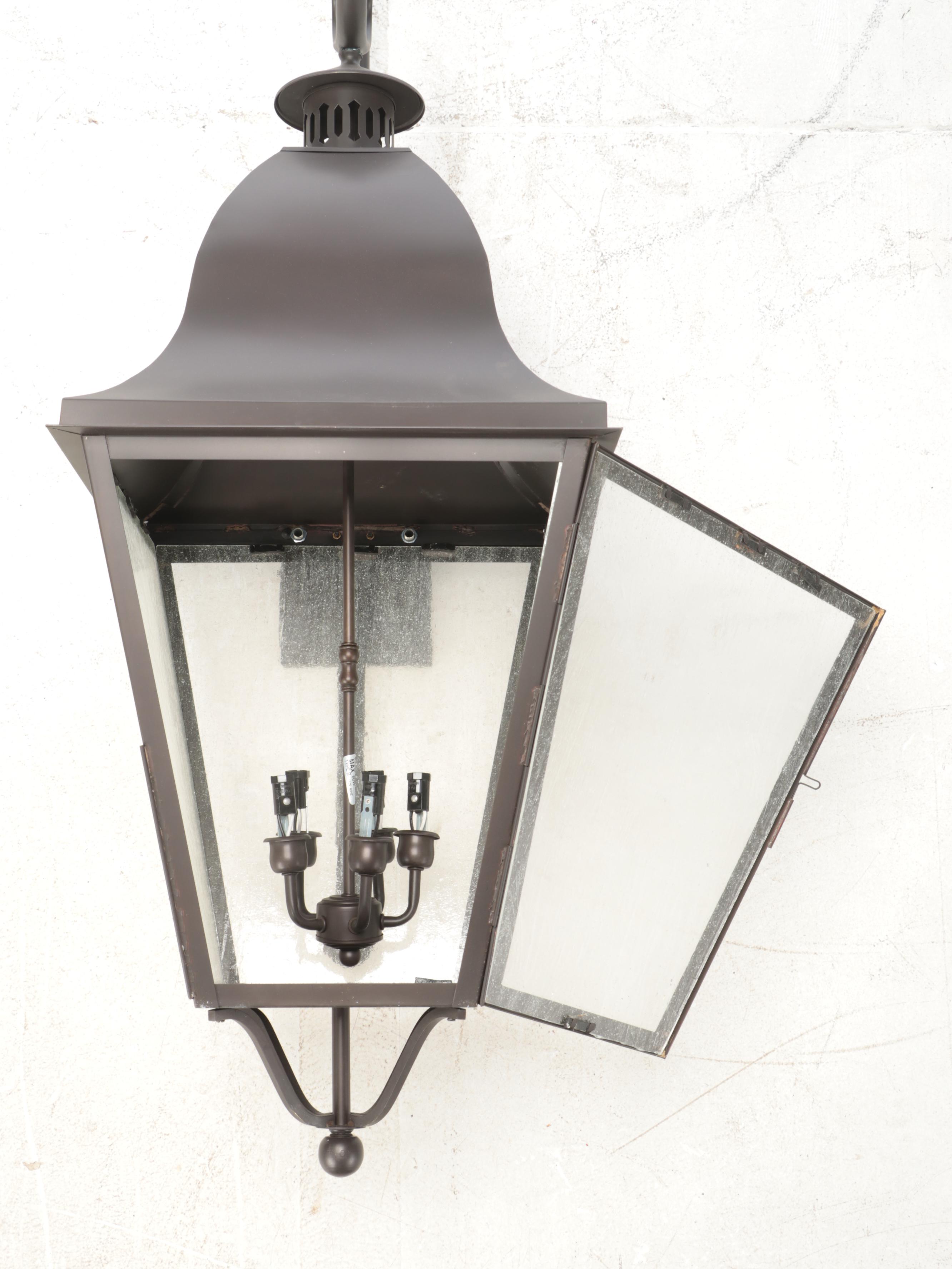 Livex Lighting "Amwell" Carriage Style Four-Arm Pendant Wall Light