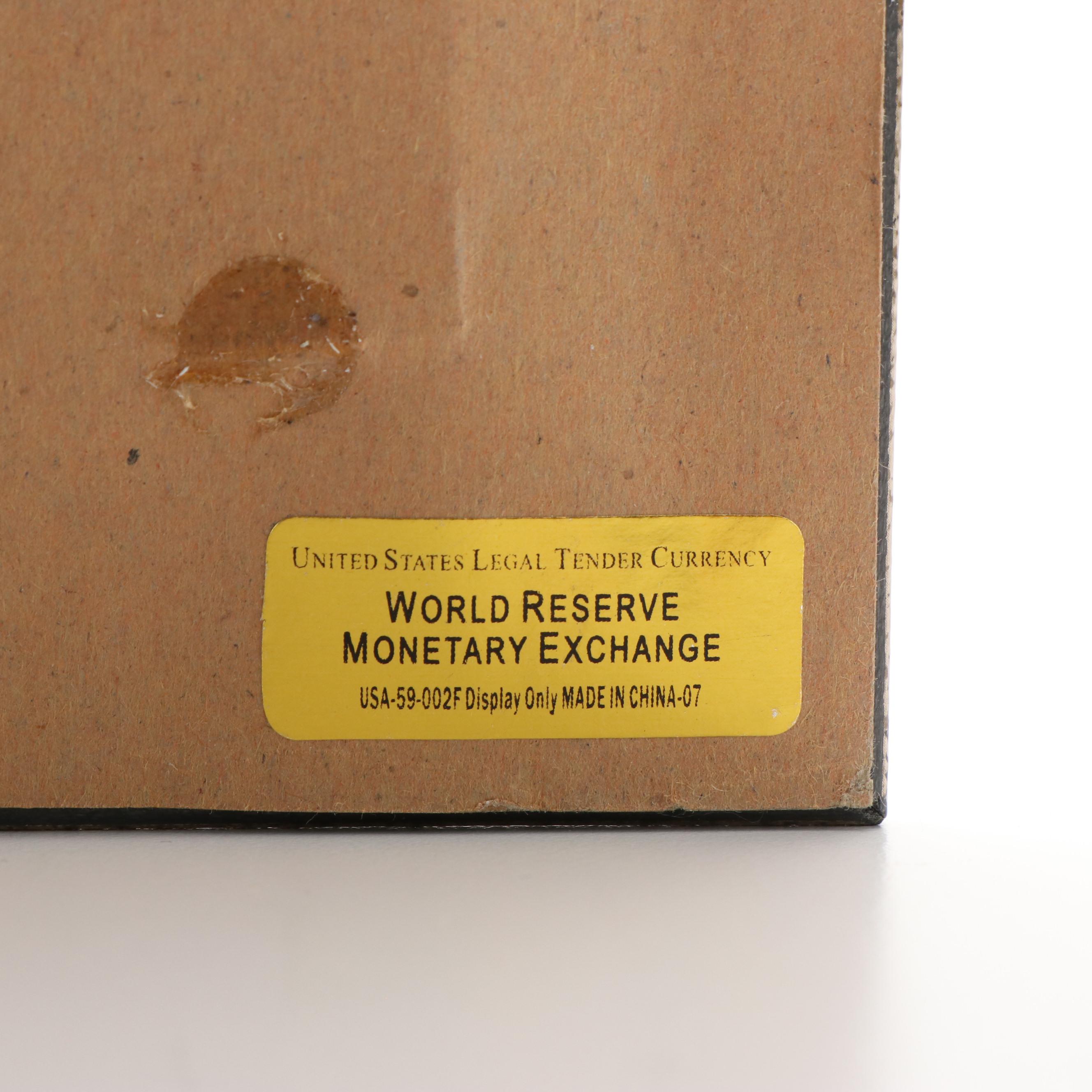 Complete Framed State Quarter Collection 1999-2009 Plus Territories