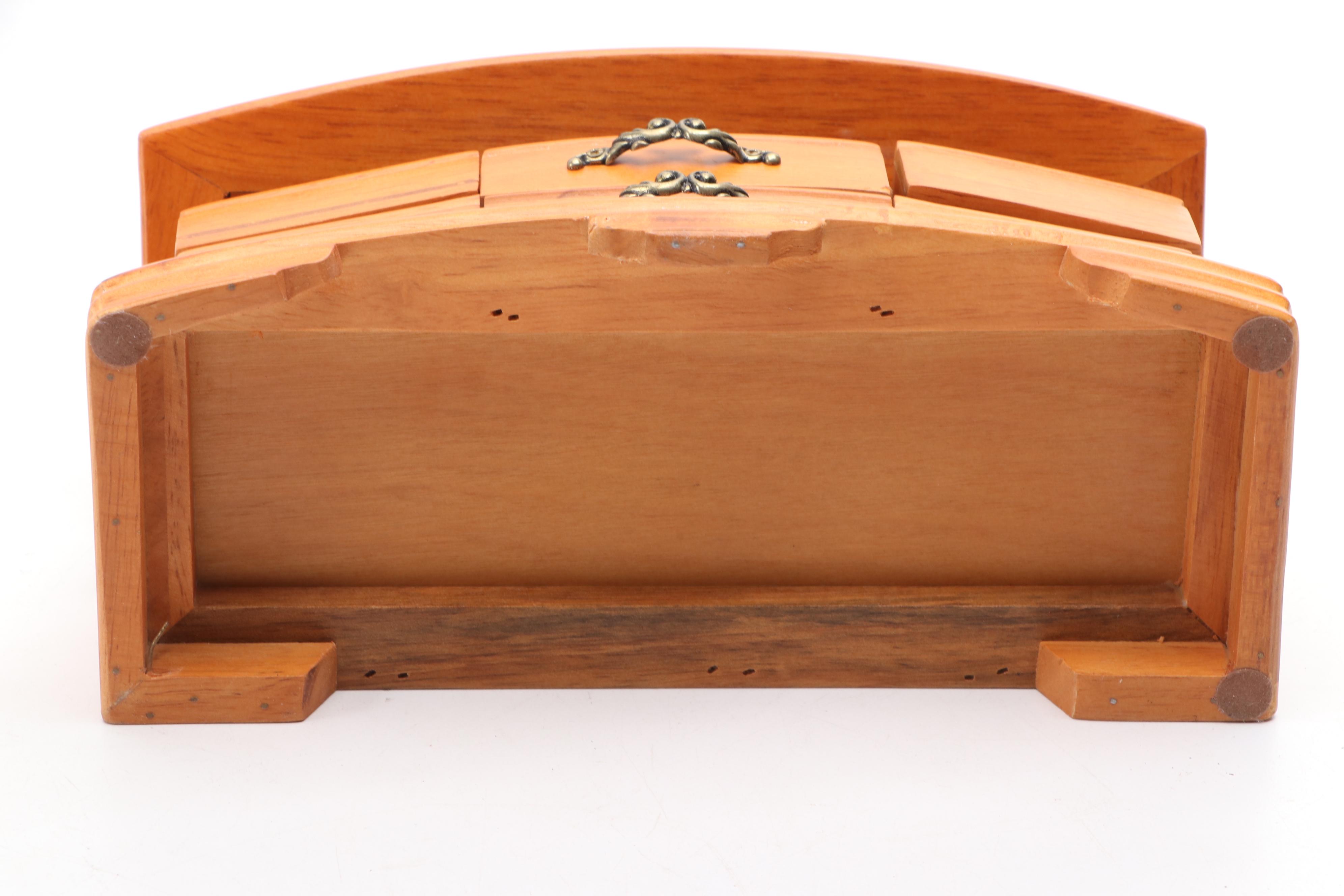 Dresser Style and Other Wooden Jewelry Boxes