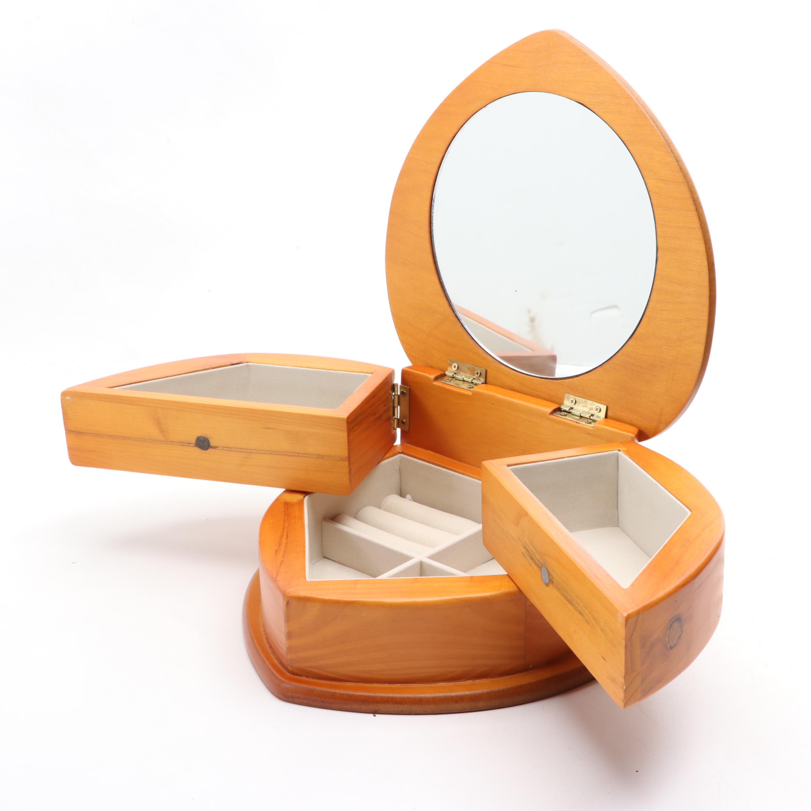 Dresser Style and Other Wooden Jewelry Boxes