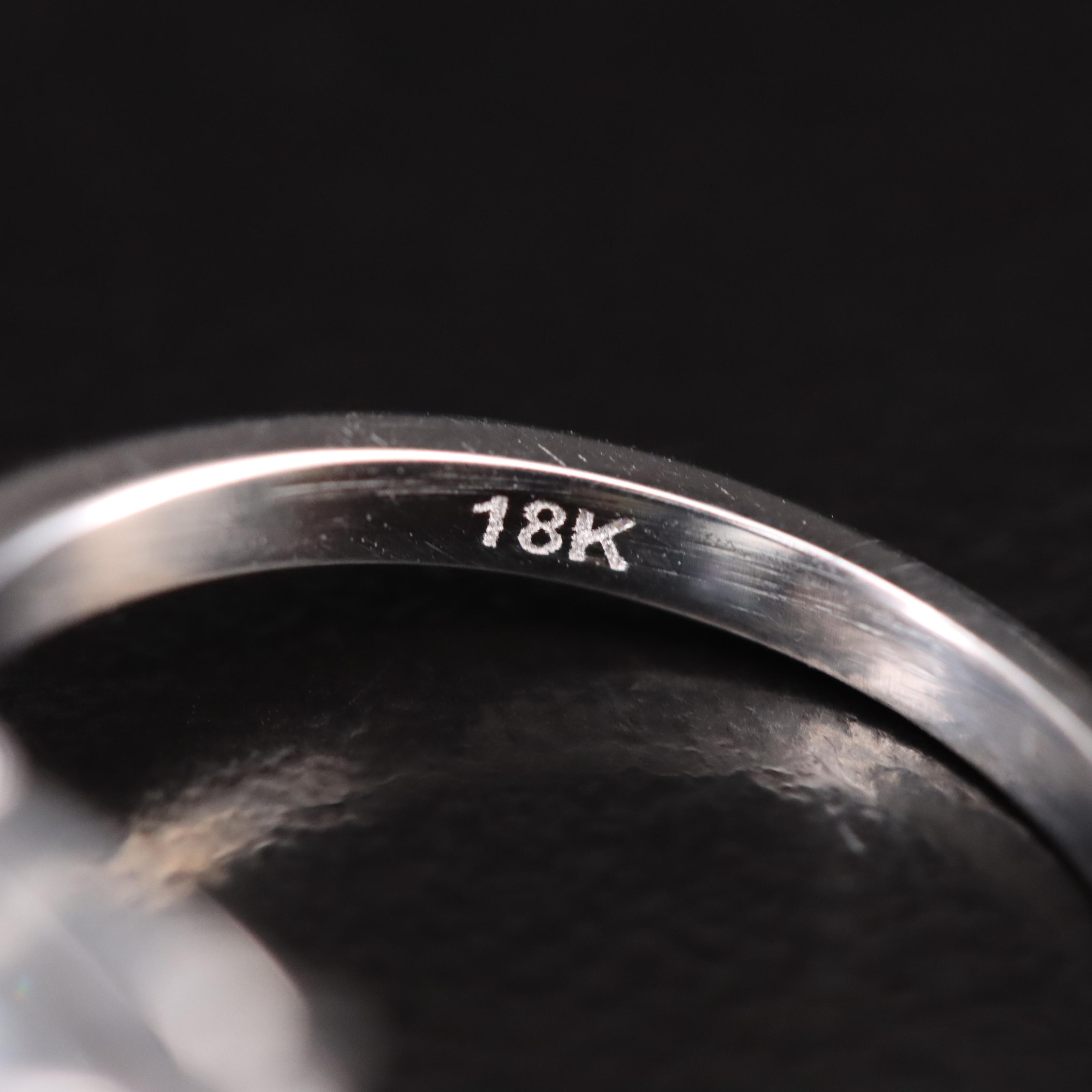 6.39 CTW Diamond Ring (Origin Undetermined) Green Blue Center and GIA Reports