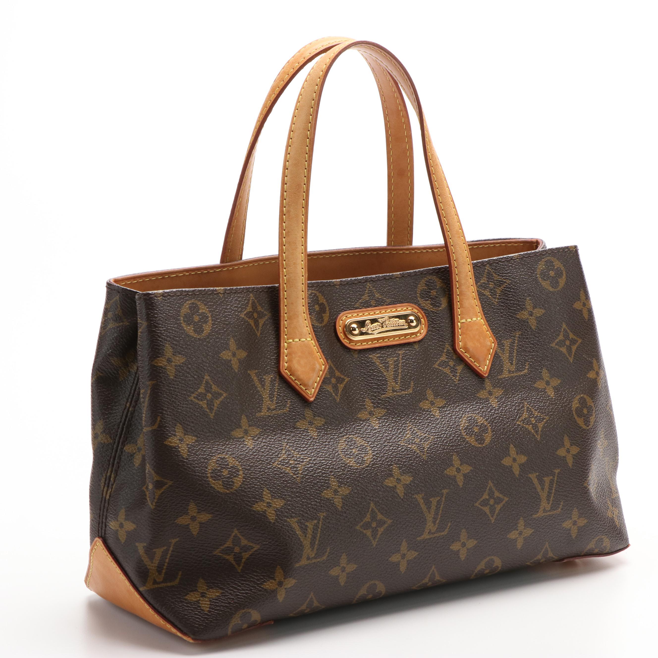 Louis Vuitton Wilshire Handbag in Monogram Canvas