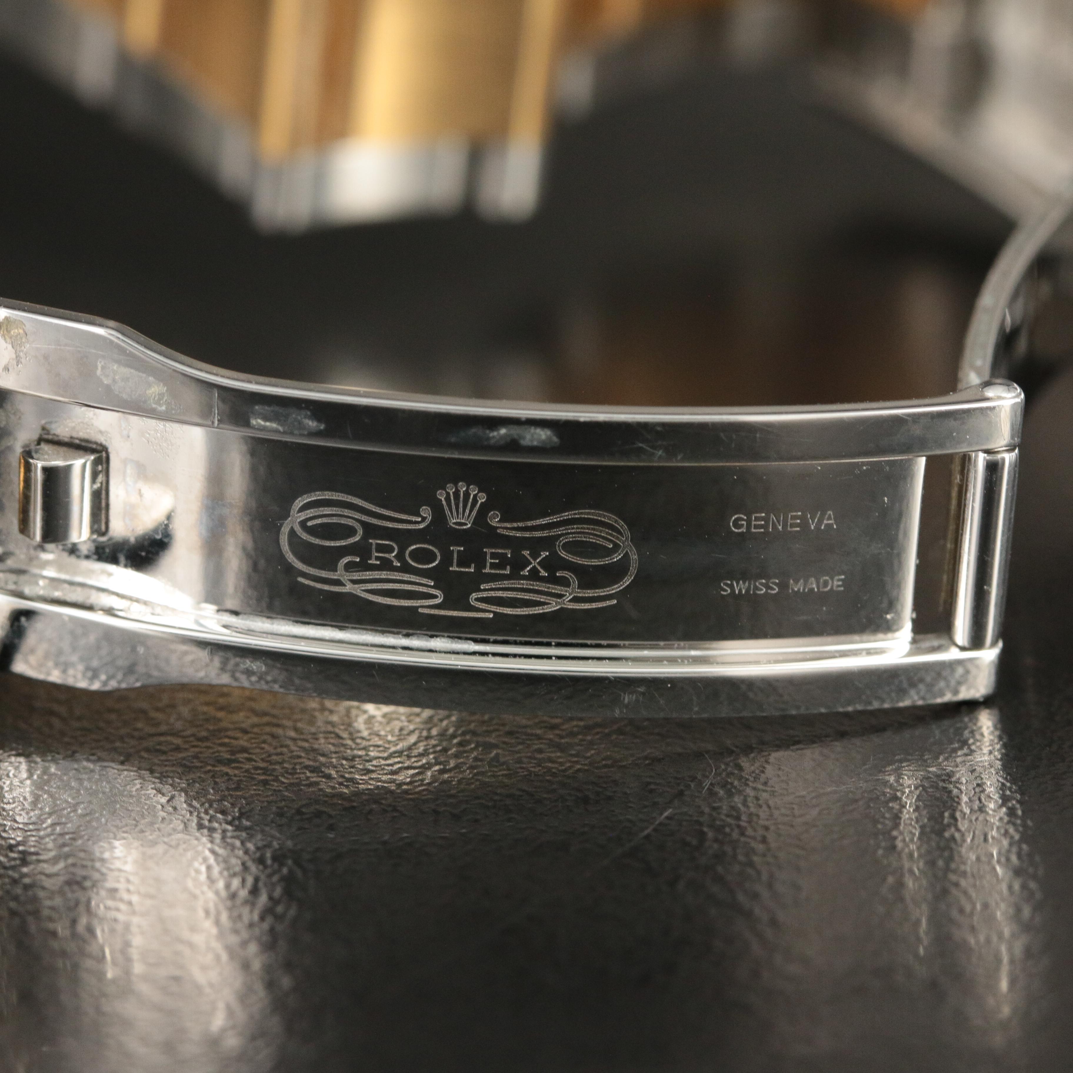 2008 Rolex Submariner Blue Dial 18K and Stainless Steel Automatic Watch