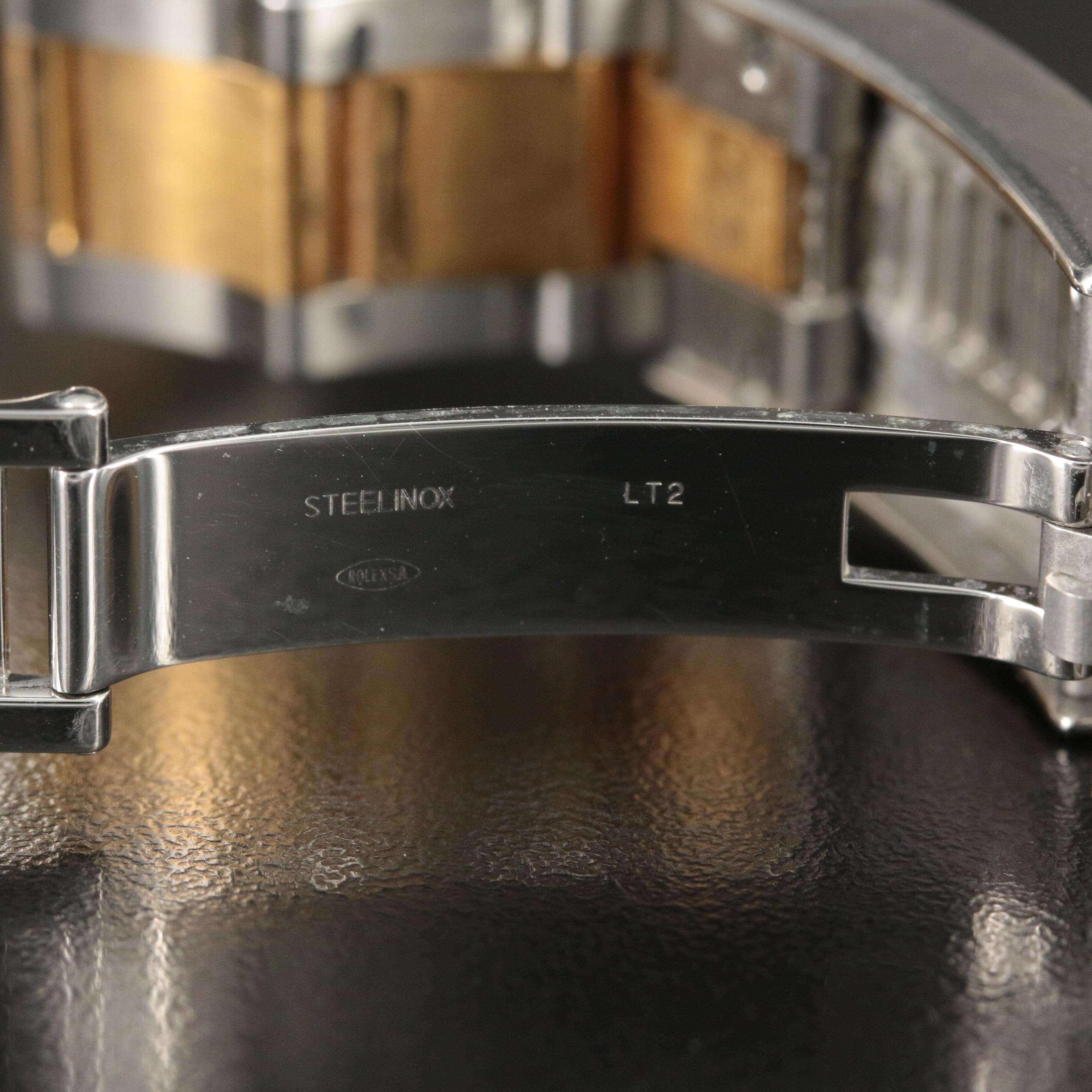 2008 Rolex Submariner Blue Dial 18K and Stainless Steel Automatic Watch