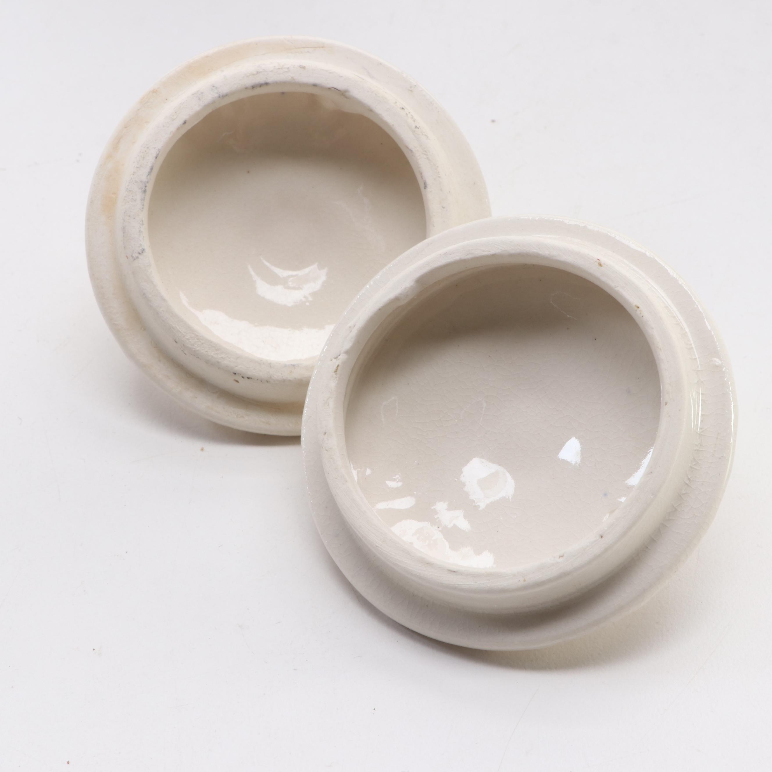 Tilso Ceramic Rooster Pitcher, Creamer and Sugar, Mid-20th Century