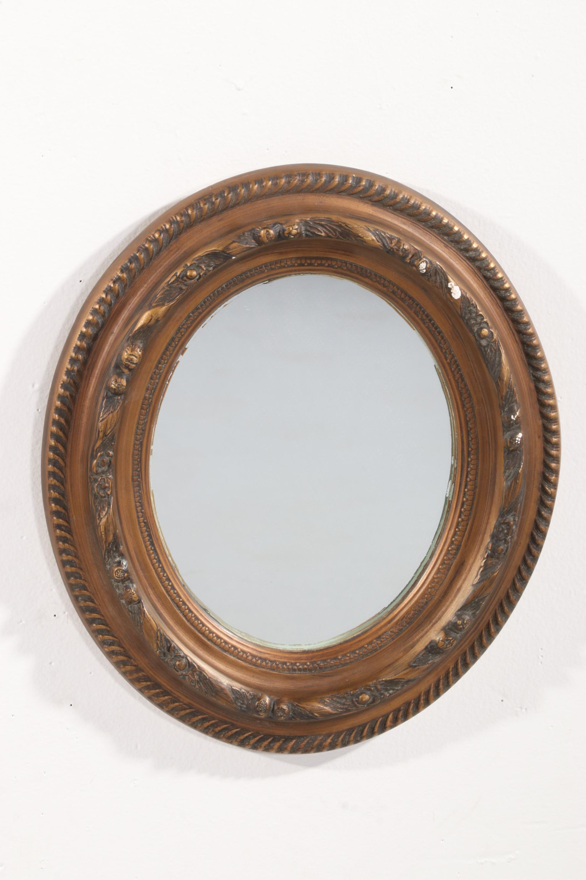 Victorian Style Wall Mirrors With  and Portrait and Botanical Prints