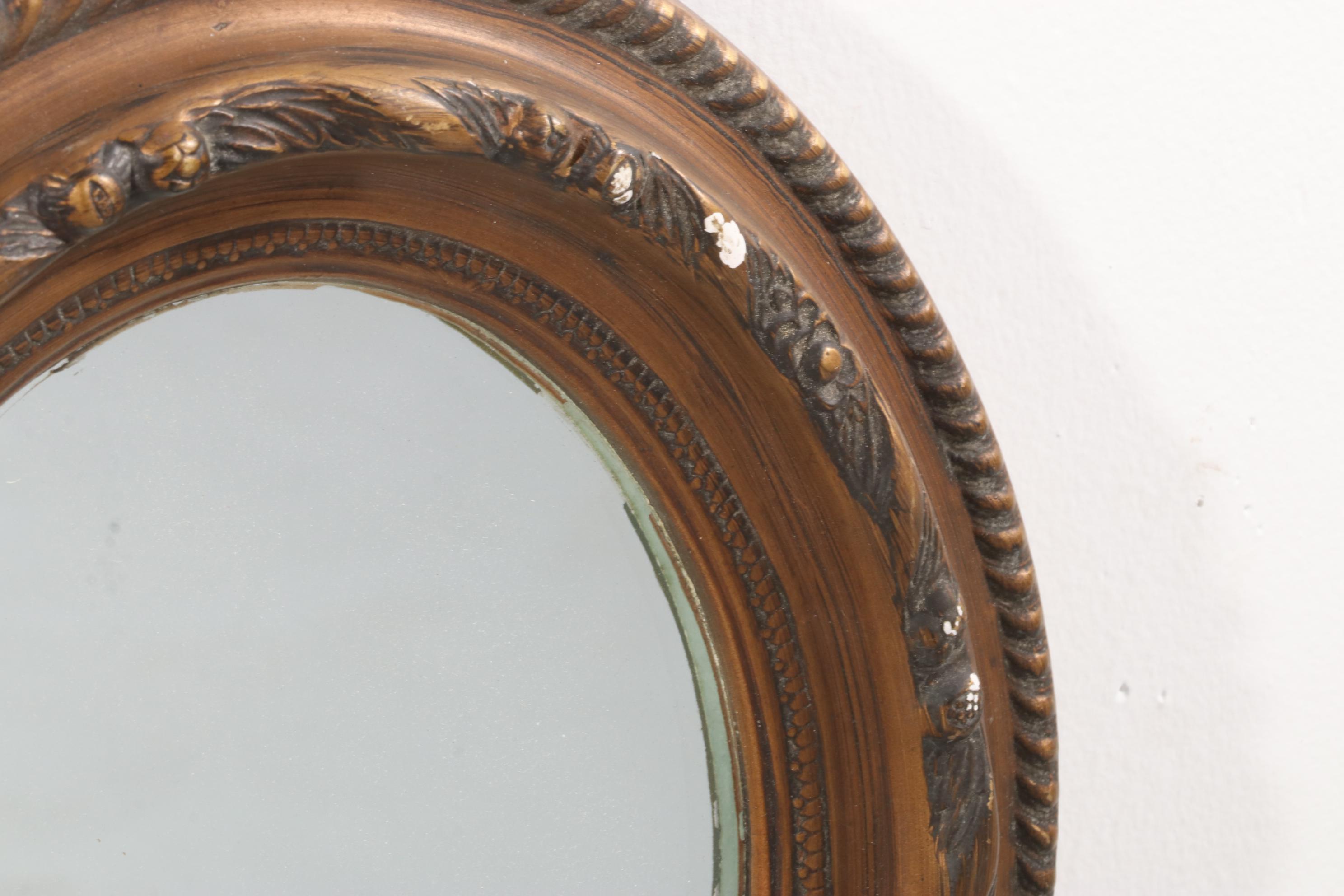 Victorian Style Wall Mirrors With  and Portrait and Botanical Prints