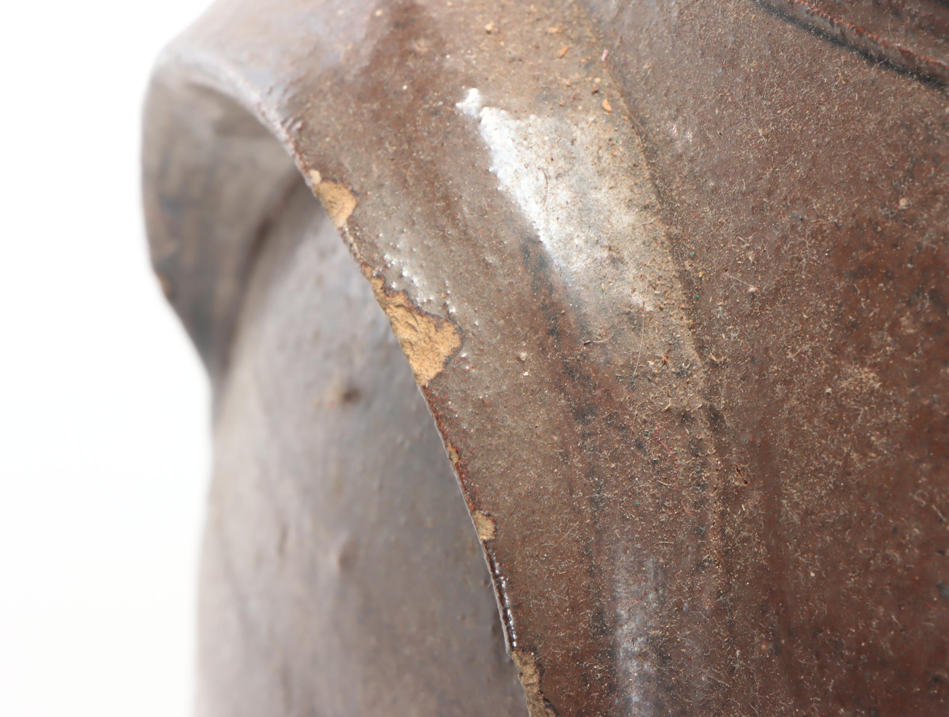 Brown Glazed Stoneware Crock, Early 20th Century