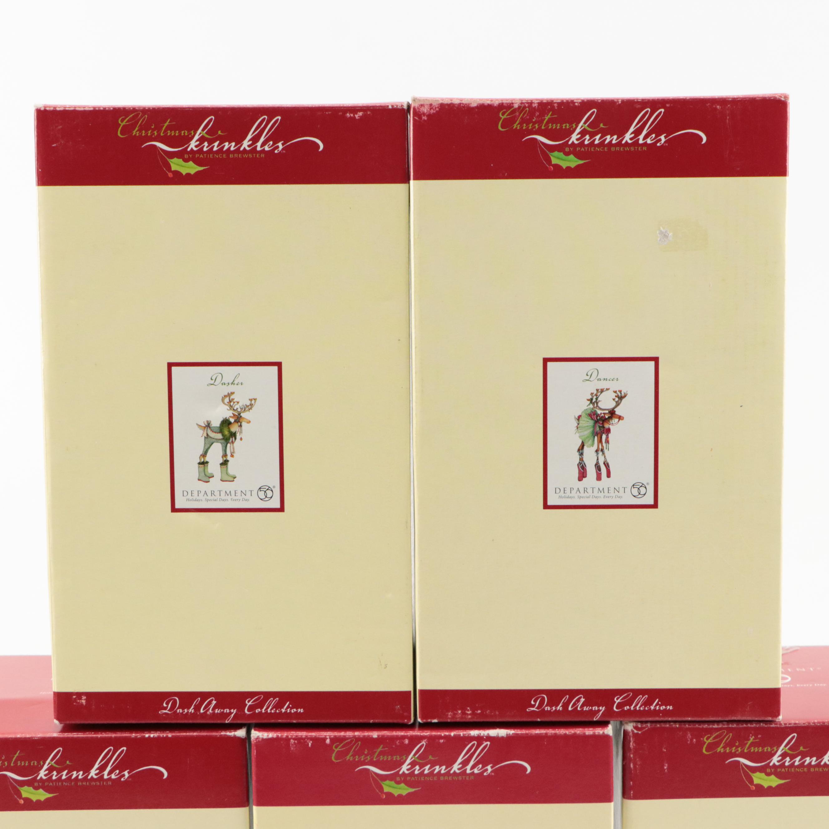 Christmas Krinkles by Patience Brewster "Santa", "Comet", and More Ornaments