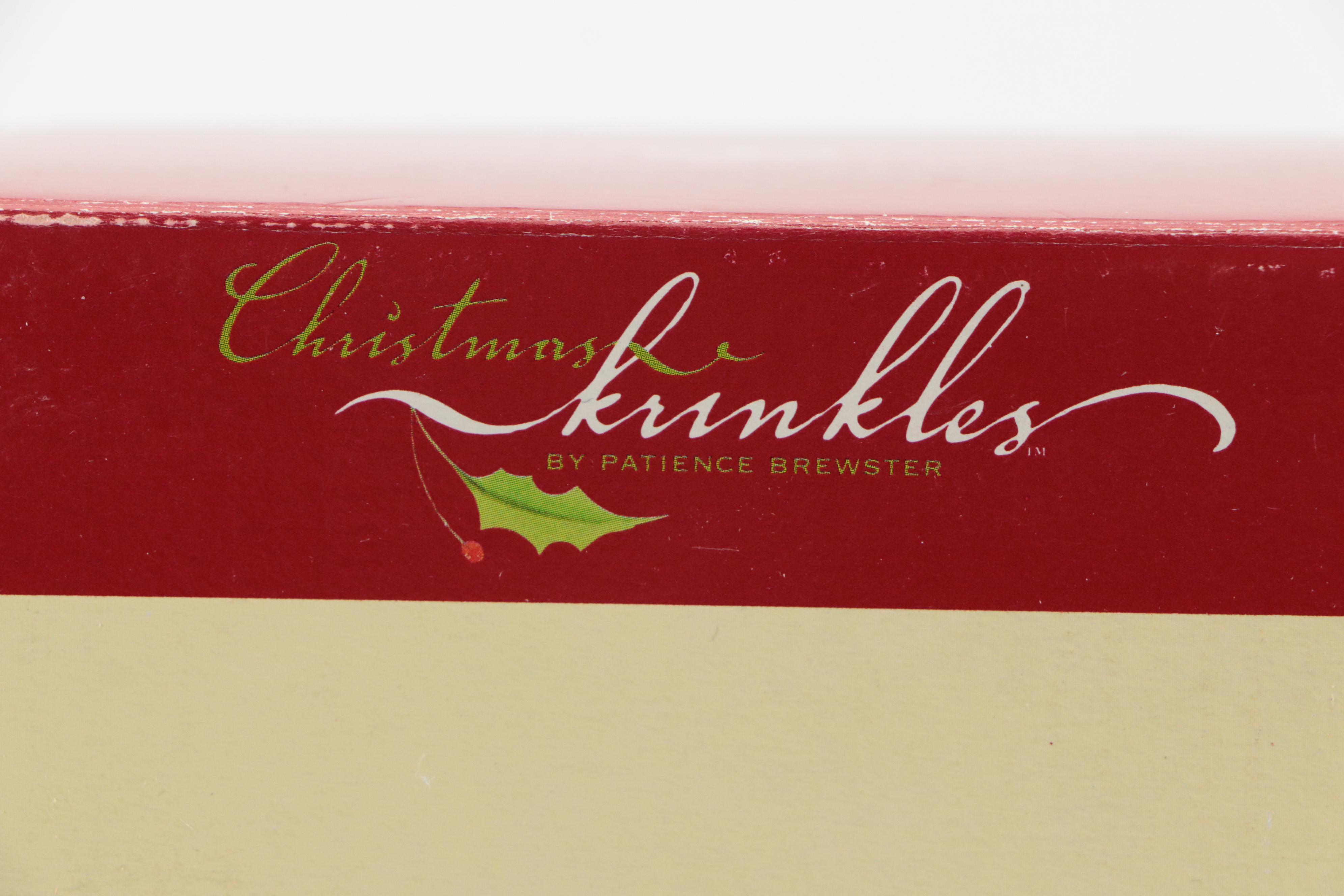 Christmas Krinkles by Patience Brewster "Santa", "Comet", and More Ornaments