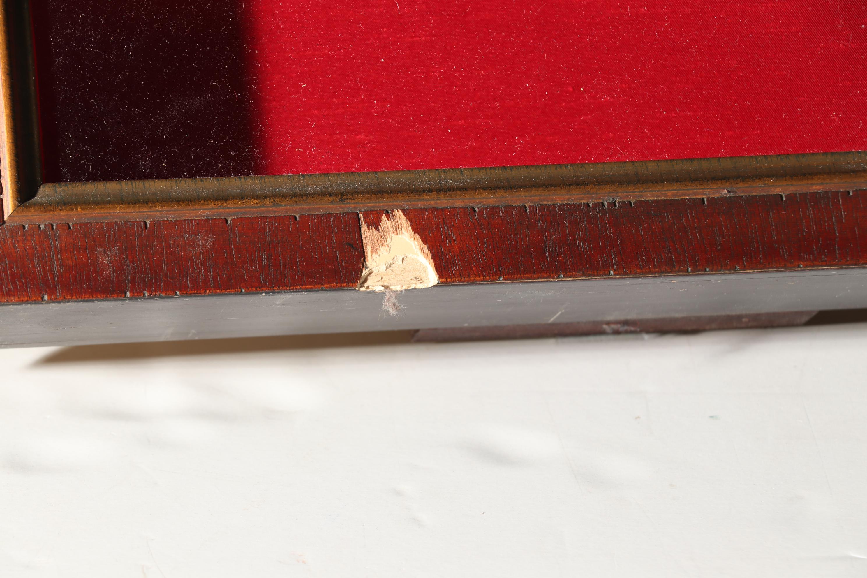 Chinese Five-Clawed Imperial Dragon Robe with Collar in Frame, Qing Dynasty