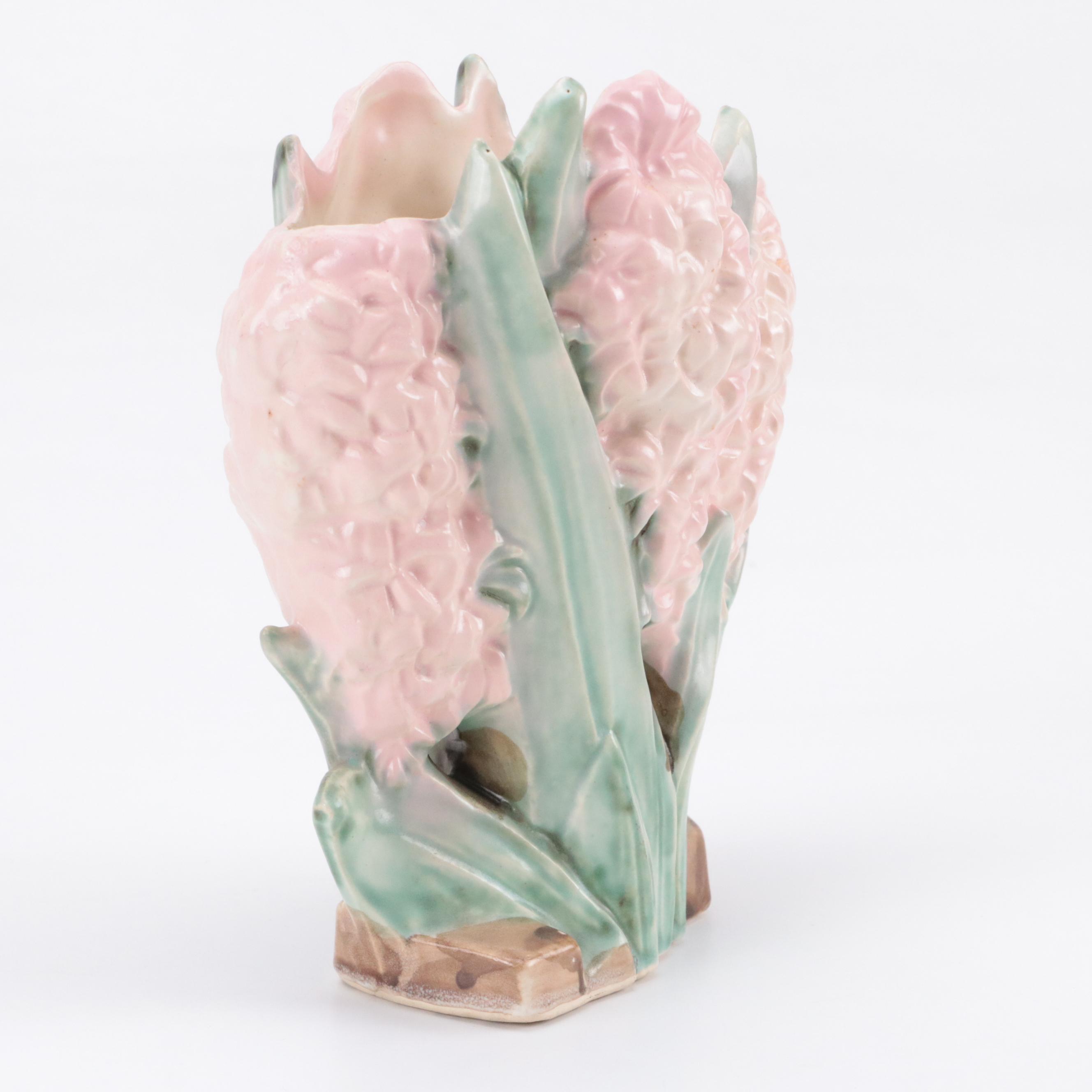 McCoy Pottery Hyacinth and Double Tulip Vases, Early to Mid 20th Century