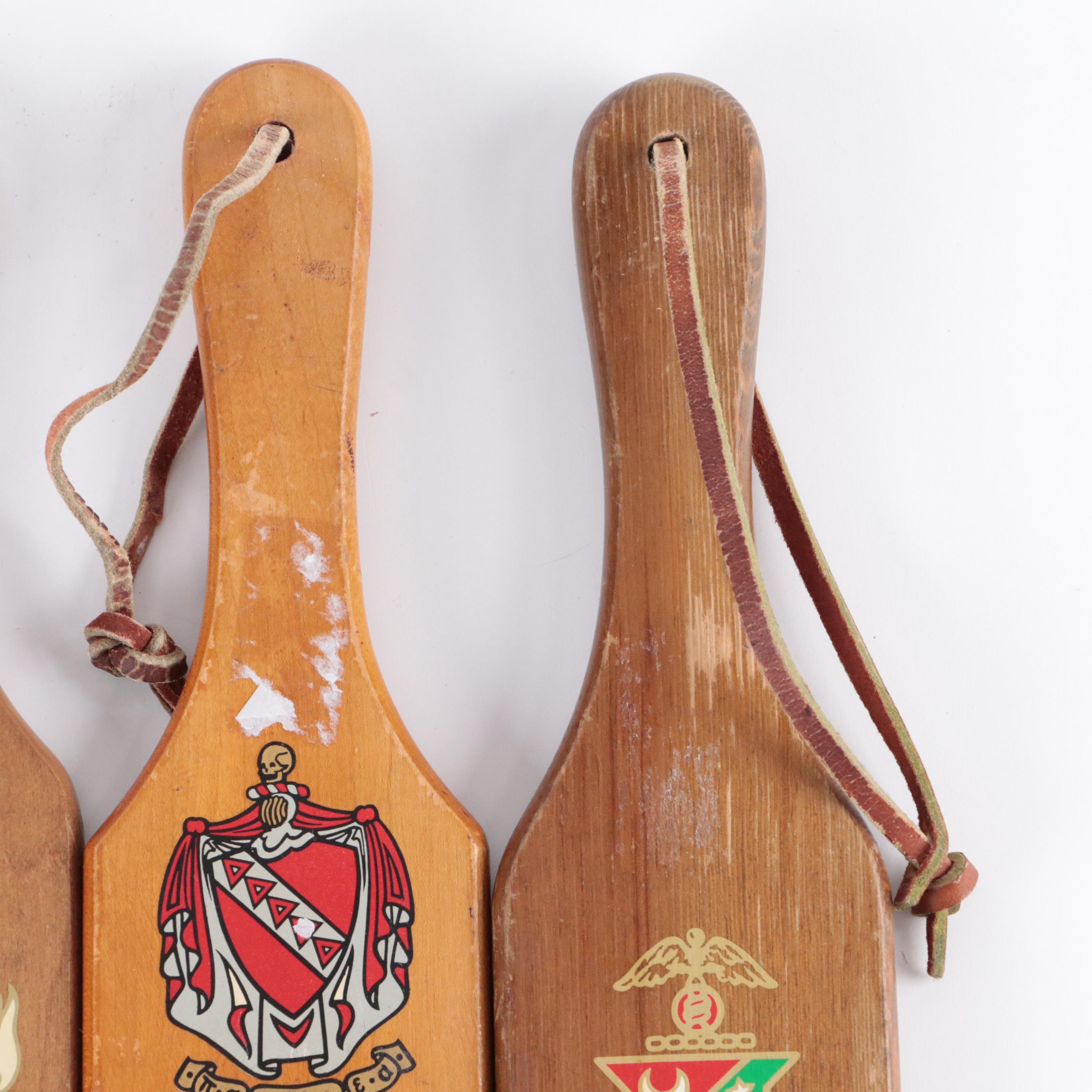 Fraternity Personalized Wood Paddles