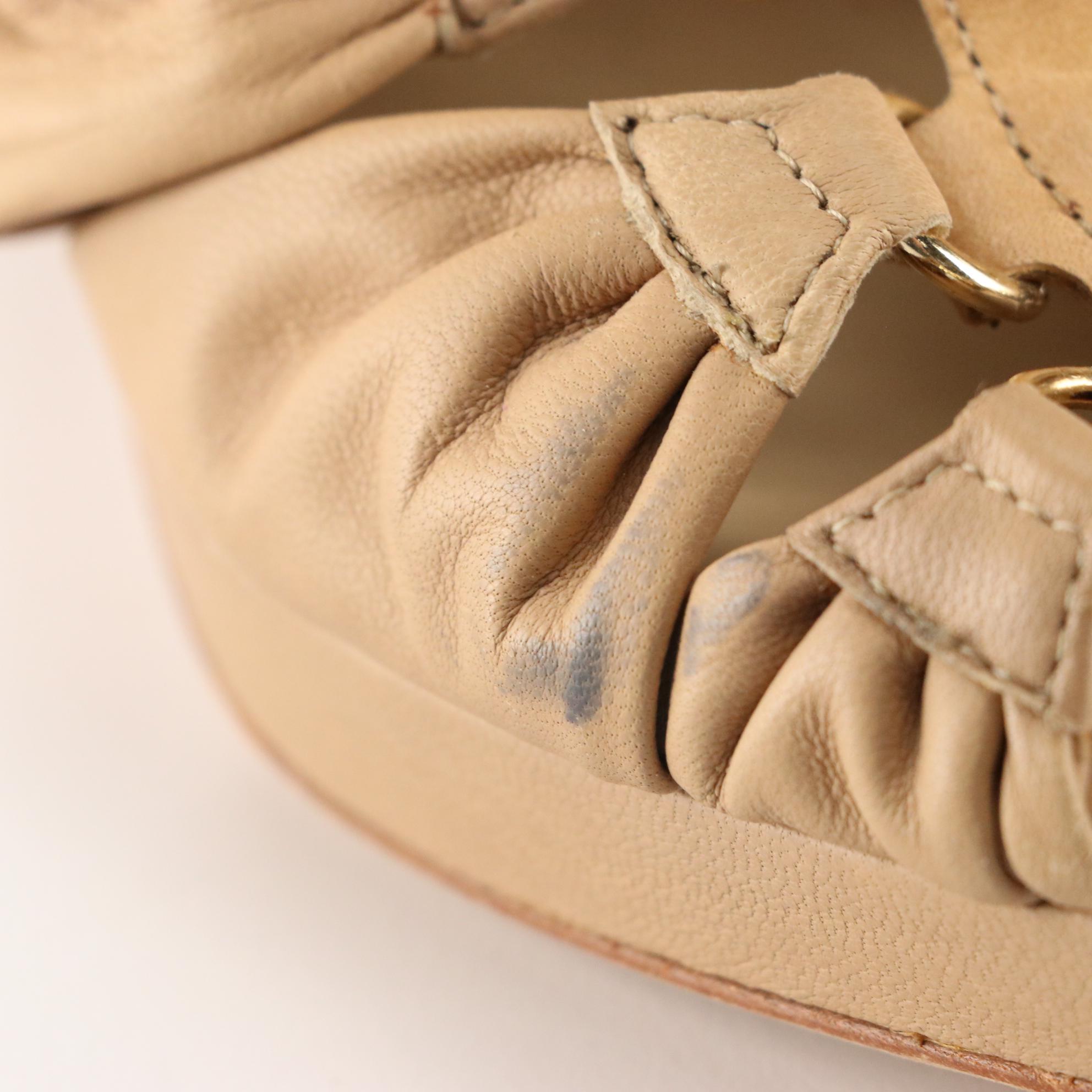 Jimmy Choo Caged Platform Heels in Leather with Snakeskin Trim