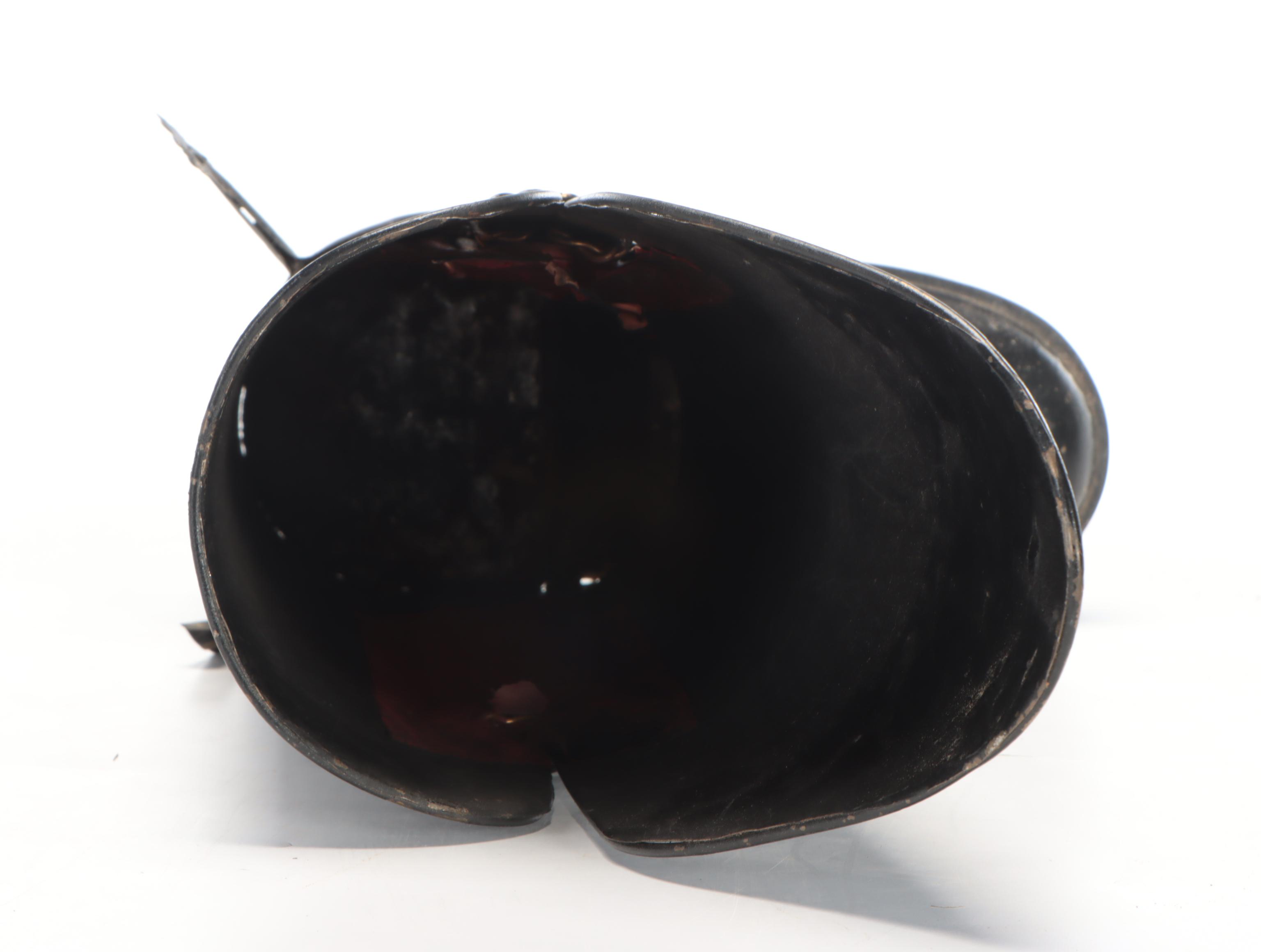 Metal Riding Boot Umbrella Stand