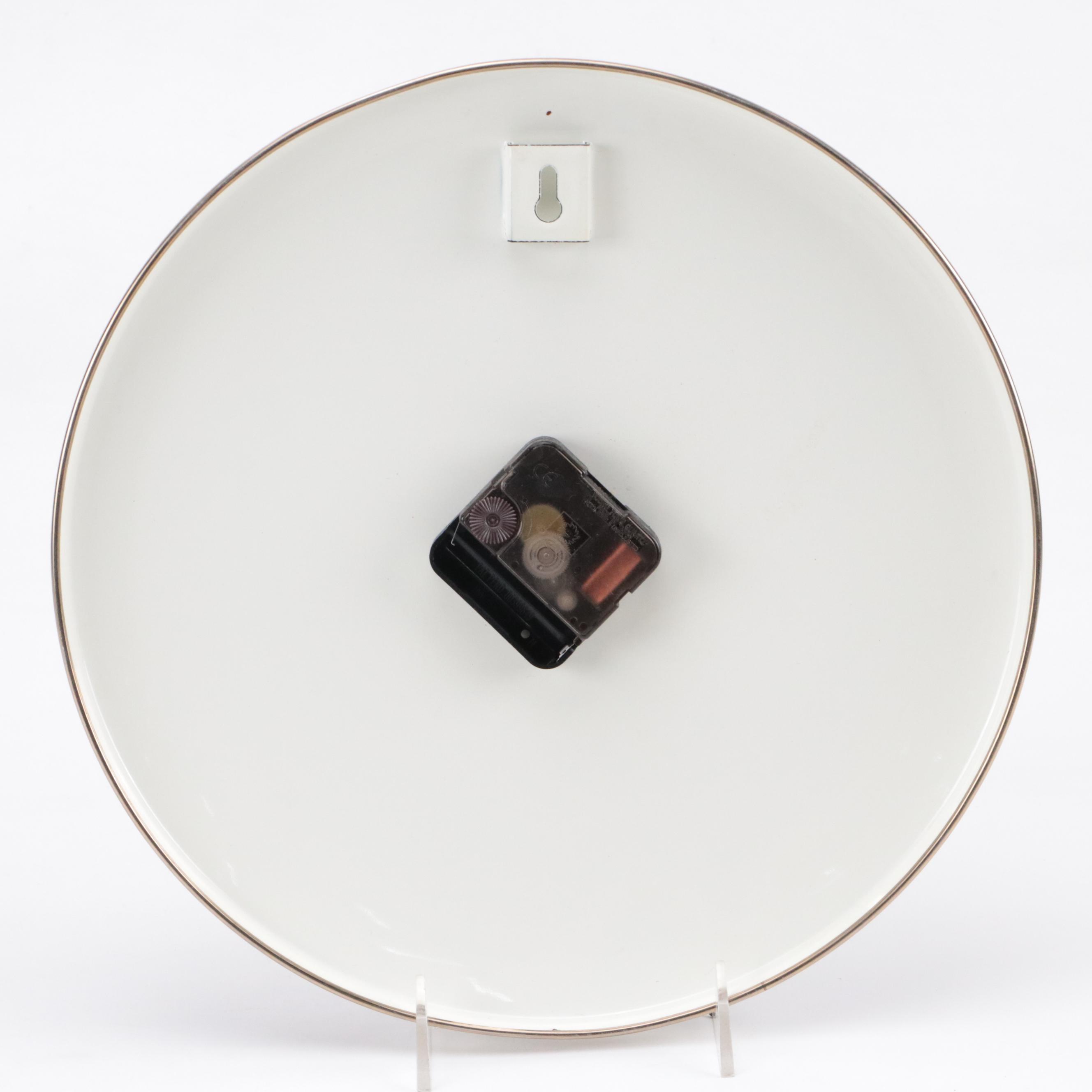 MacKenzie-Childs "Courtly Check" Teapot, Paper Towel Holder and Wall Clock