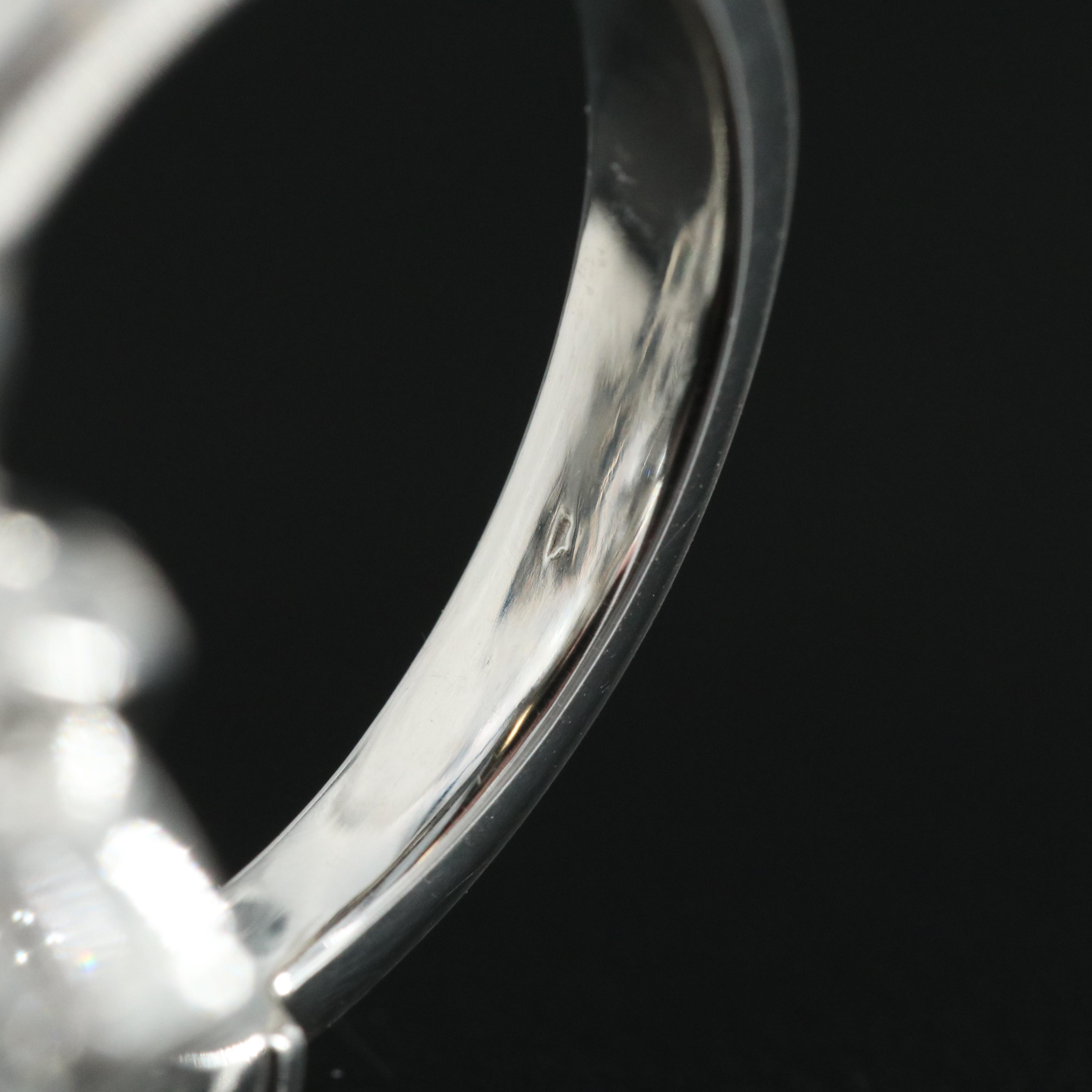 Platinum 2.67 CTW Diamond Bypass Ring