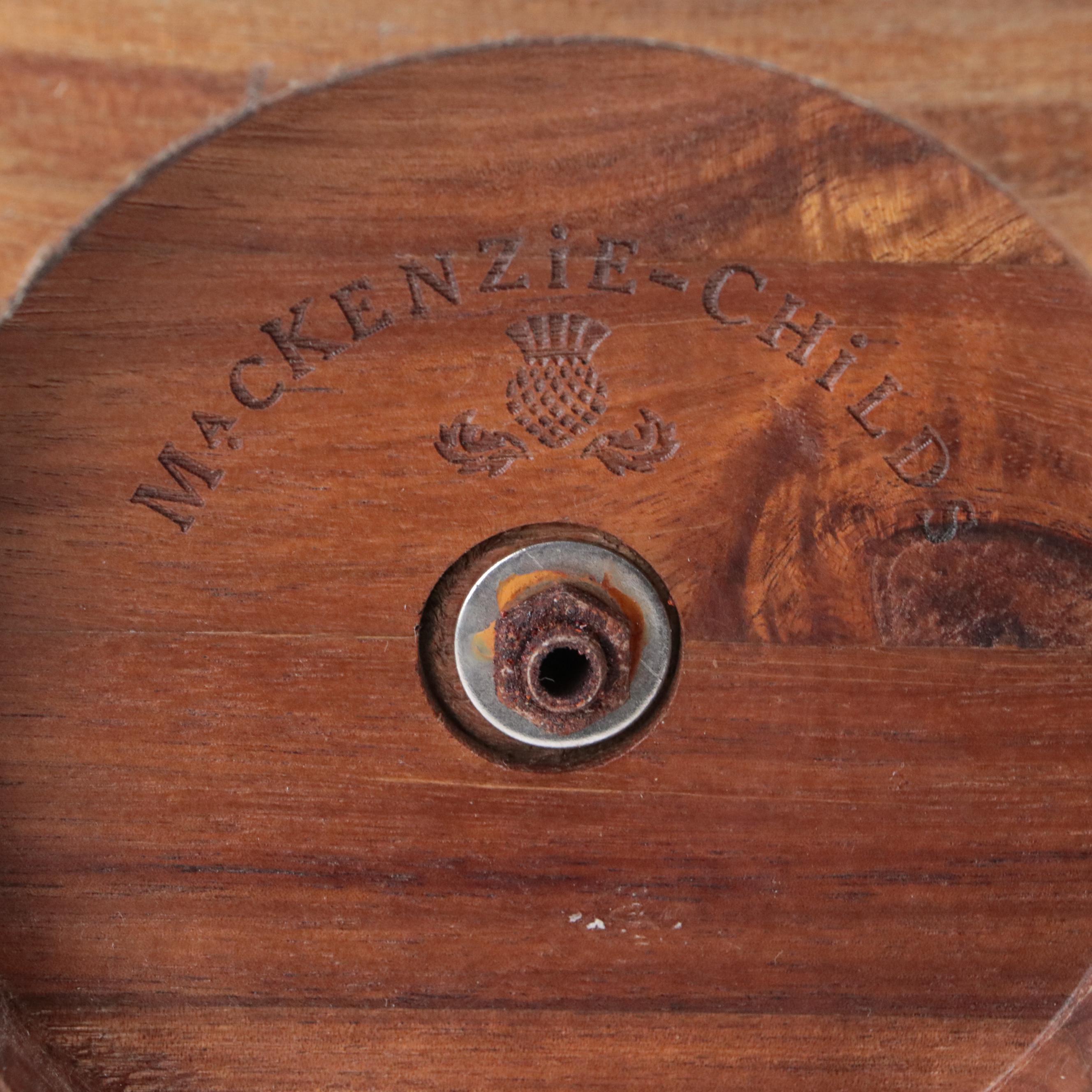 MacKenzie-Childs "Courtly Check" Teapot, Paper Towel Holder and Wall Clock