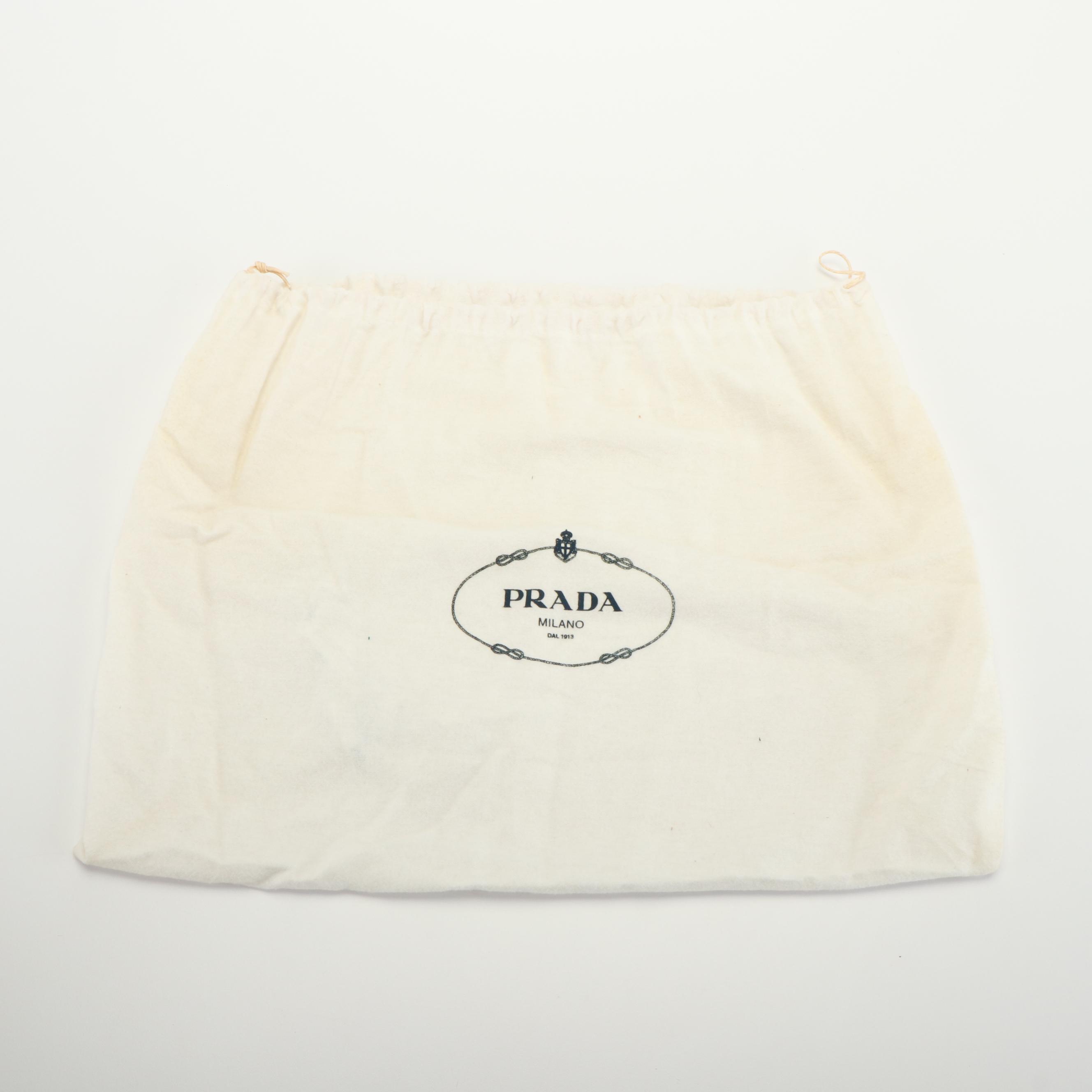 Prada Tote Handbag in Bejeweled Fuschia Tessuto Nylon