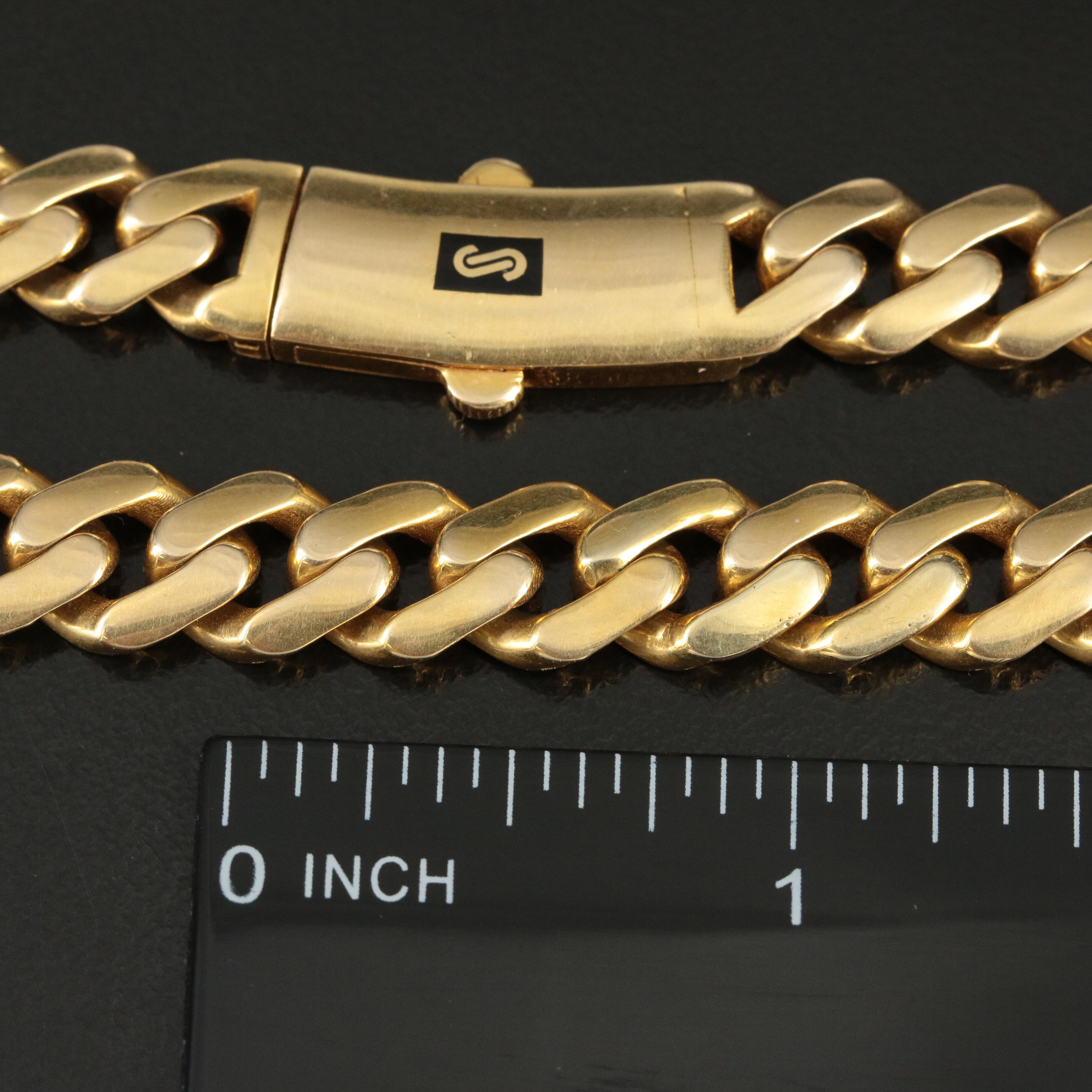 Monaco 14K Classic Chain