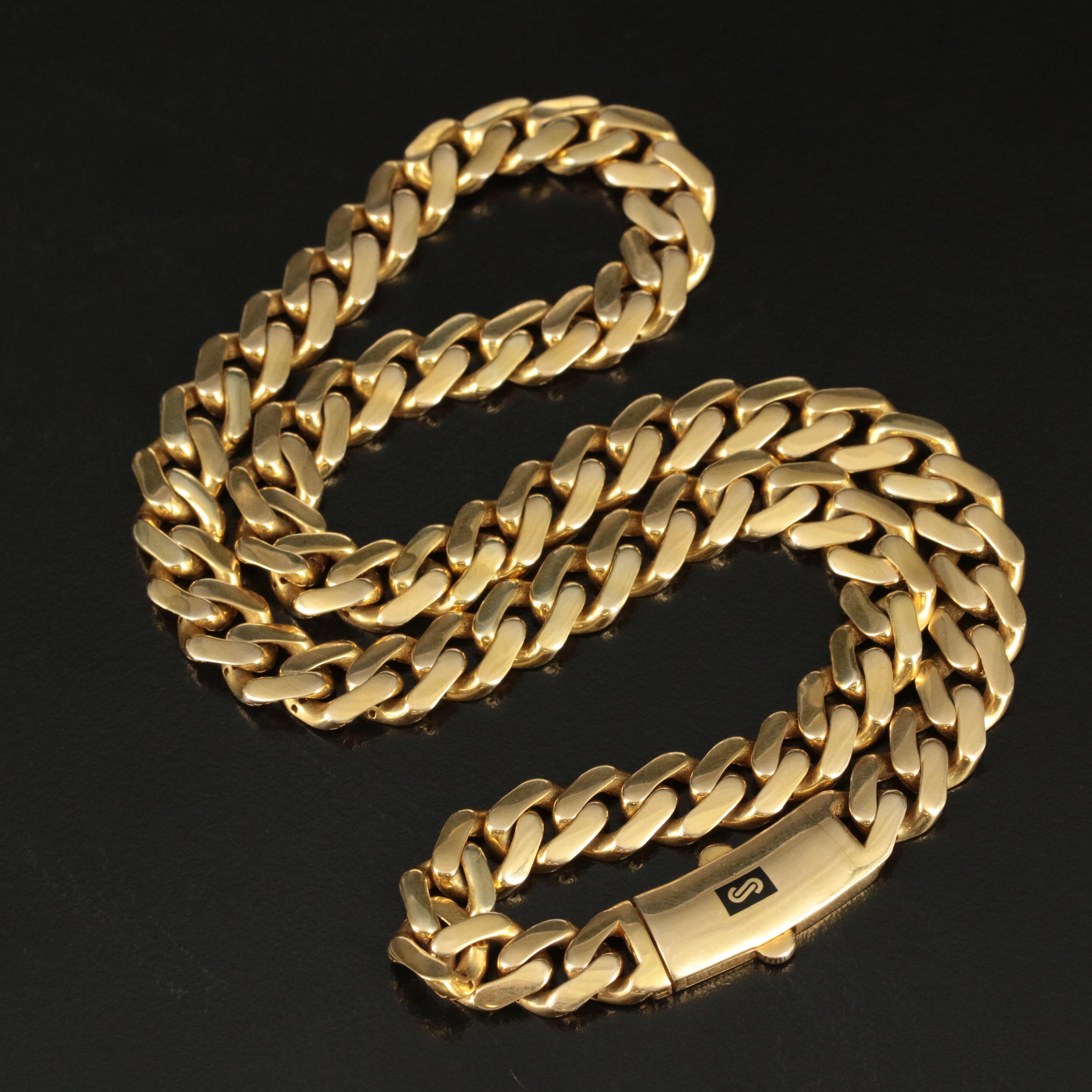 Monaco 14K Classic Chain