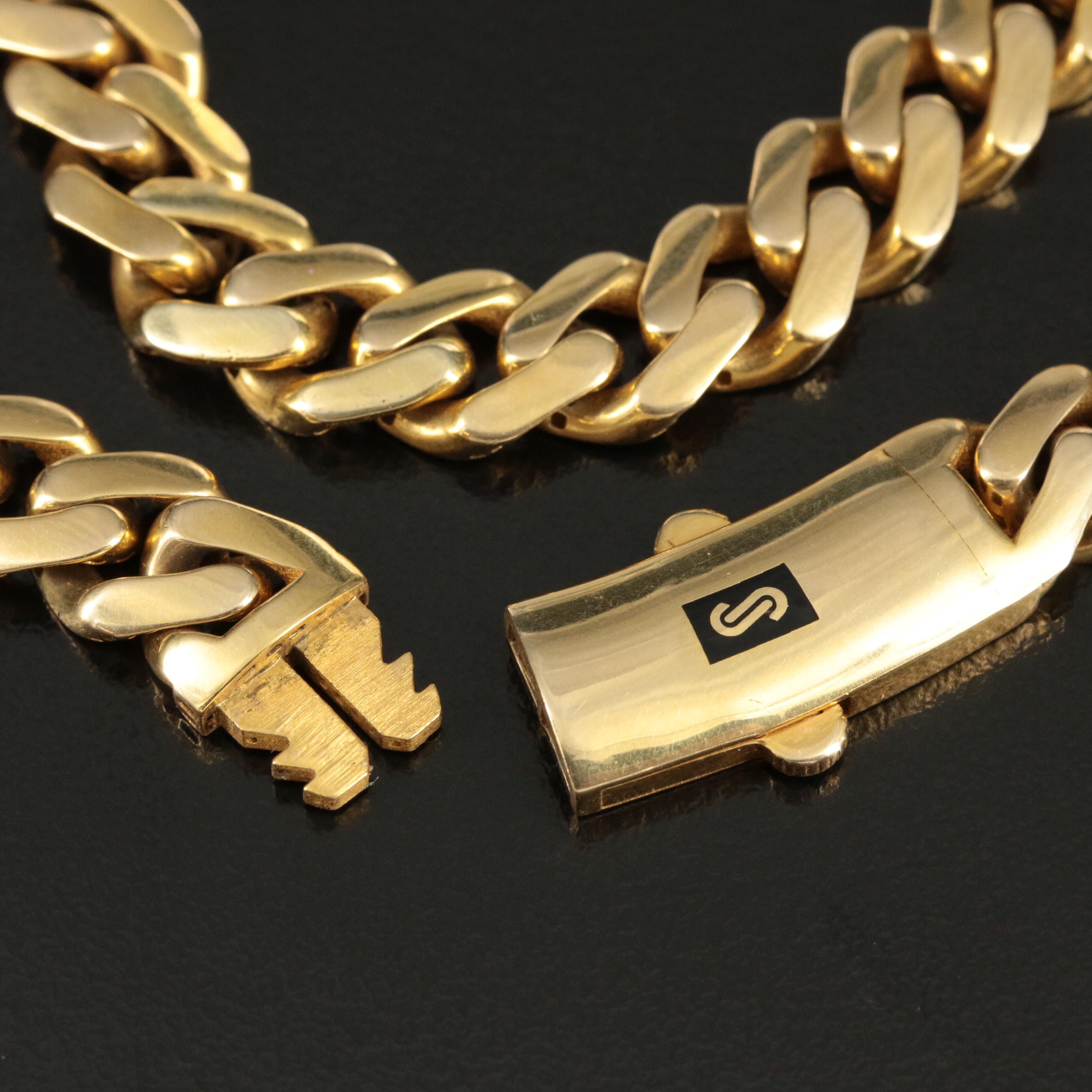 Monaco 14K Classic Chain