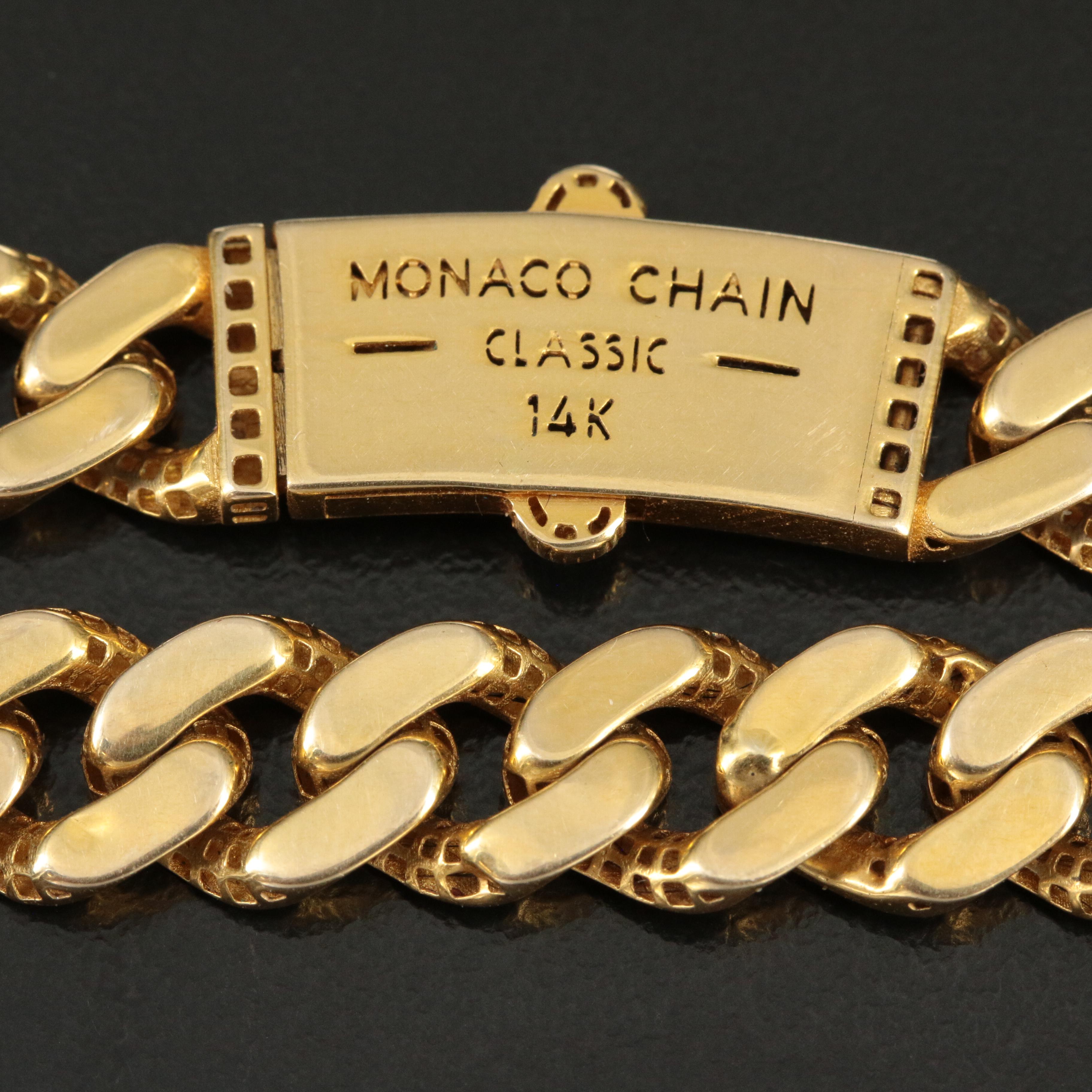 Monaco 14K Classic Chain