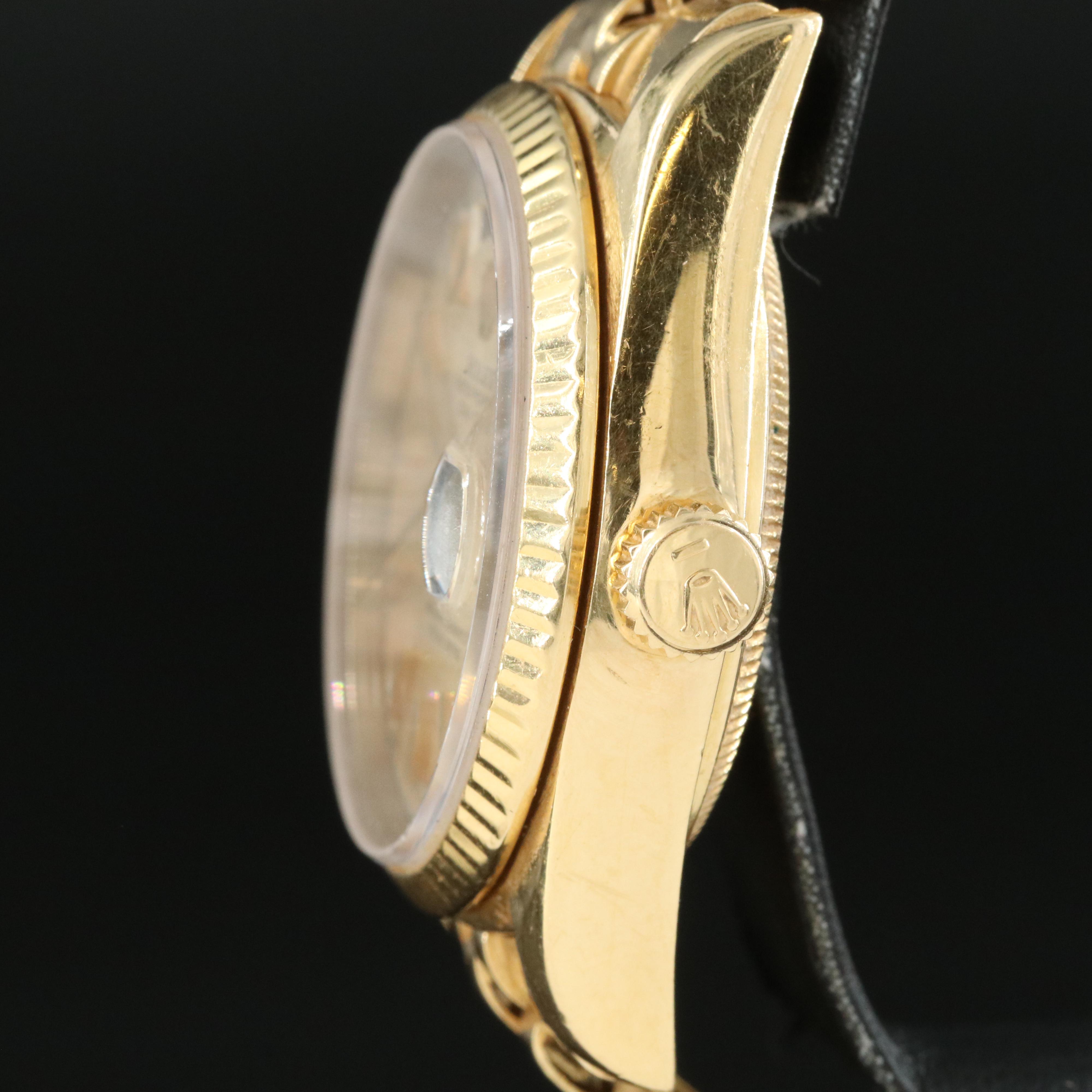 1984 Rolex Day-Date 18K Jubilee Band Watch