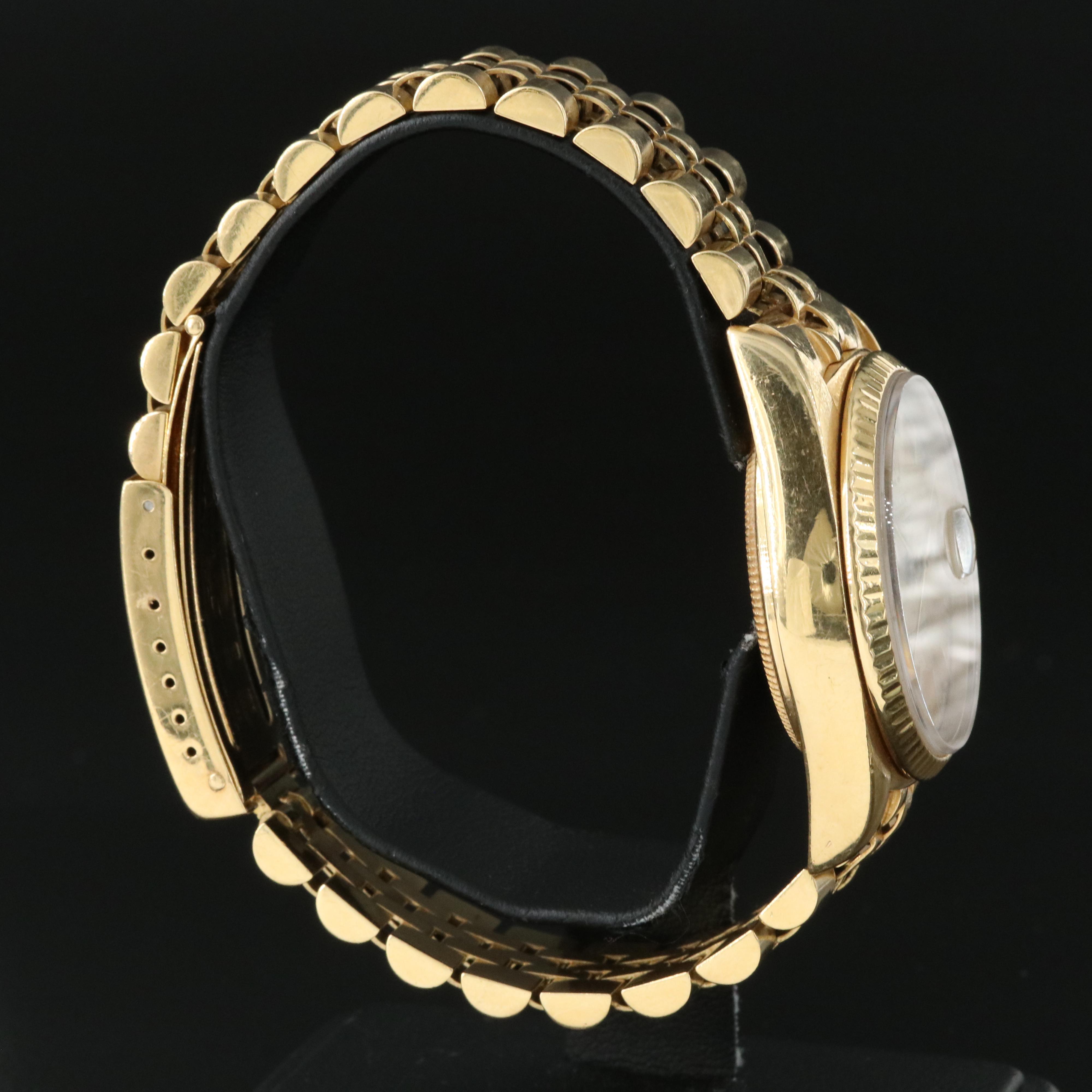 1984 Rolex Day-Date 18K Jubilee Band Watch