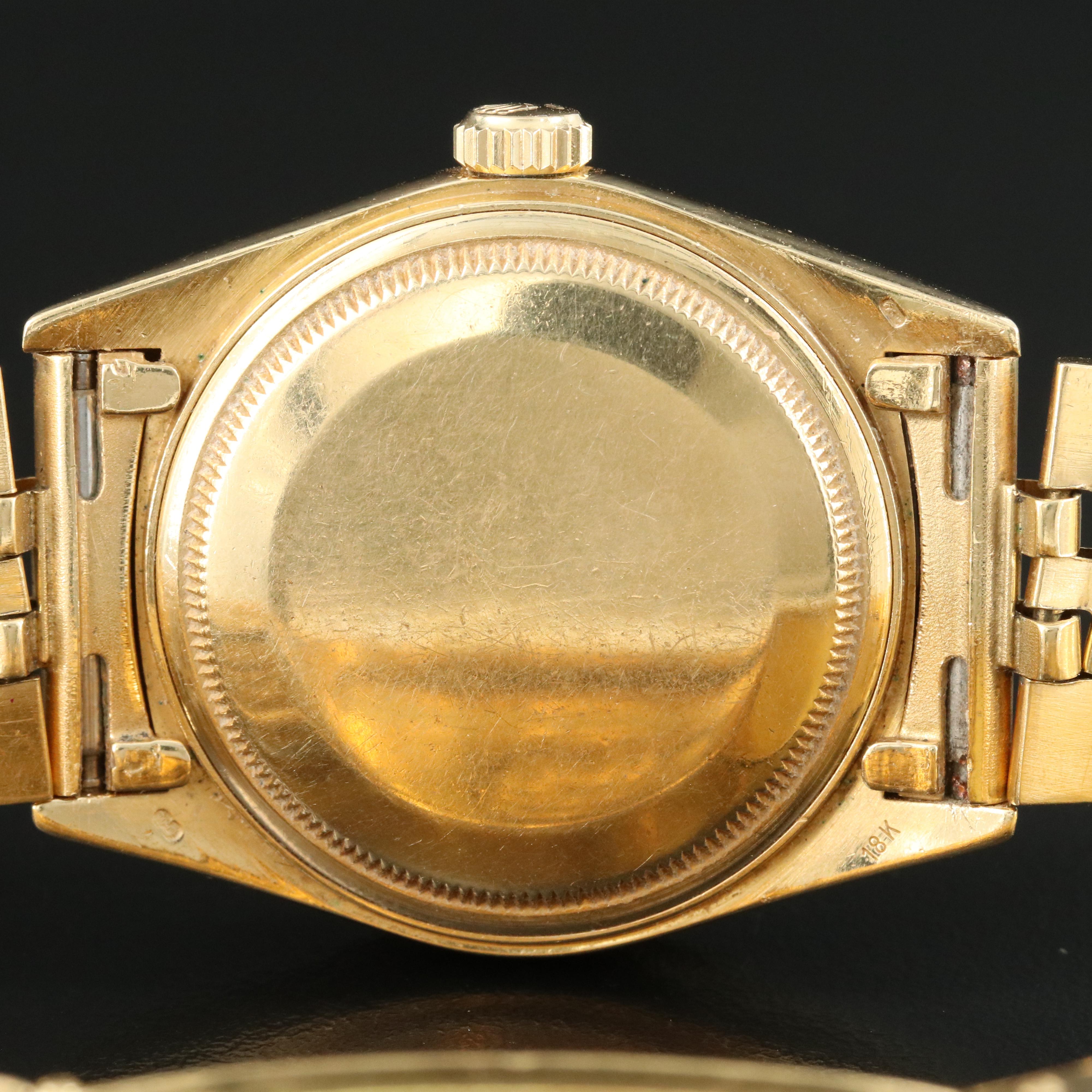 1984 Rolex Day-Date 18K Jubilee Band Watch