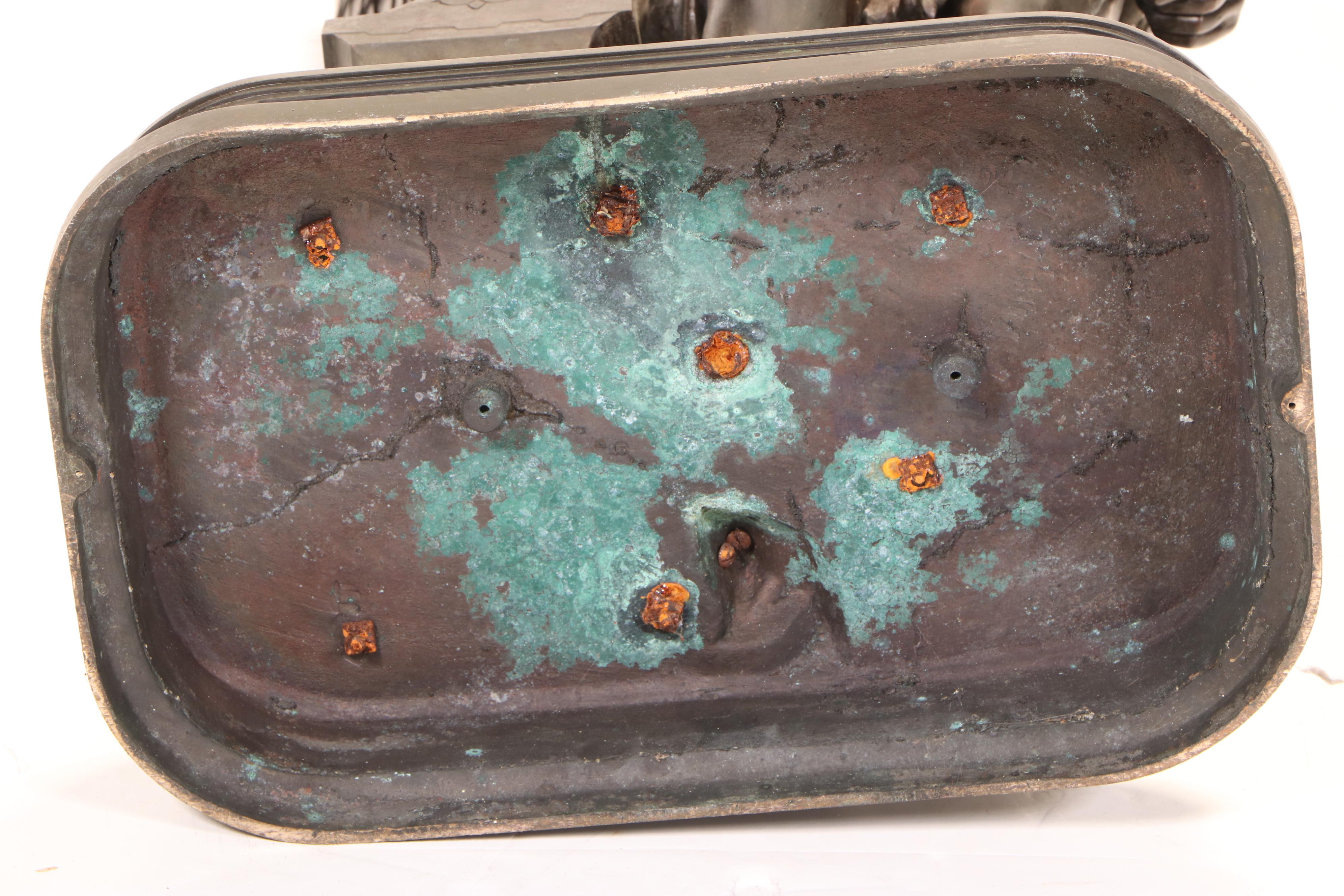 "Oedipus and the Sphinx" Bronze Sculpture After Émile Hébert