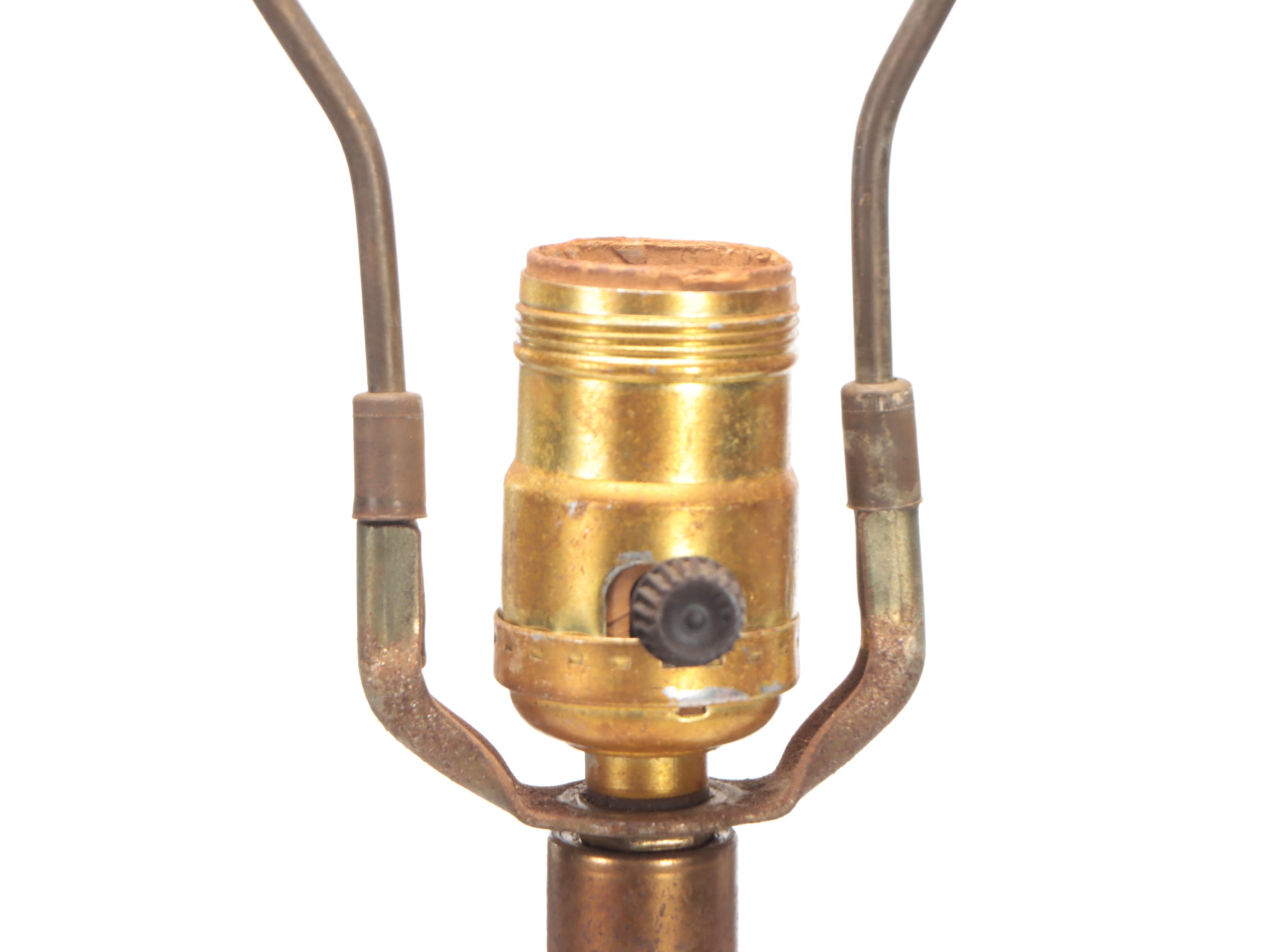 Multicolor Glass Tear Drop Table Lamp, Mid-20th Century