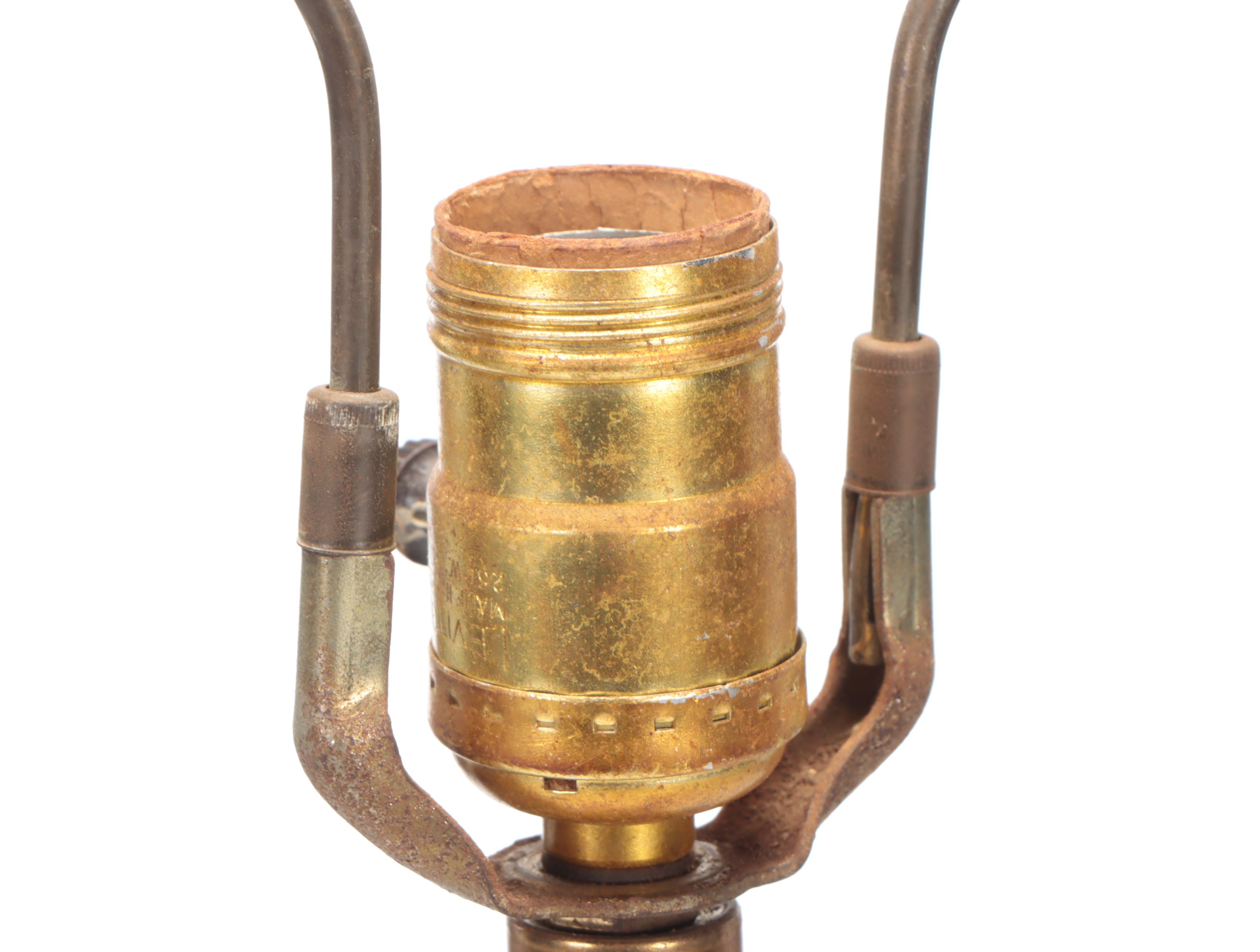 Multicolor Glass Tear Drop Table Lamp, Mid-20th Century