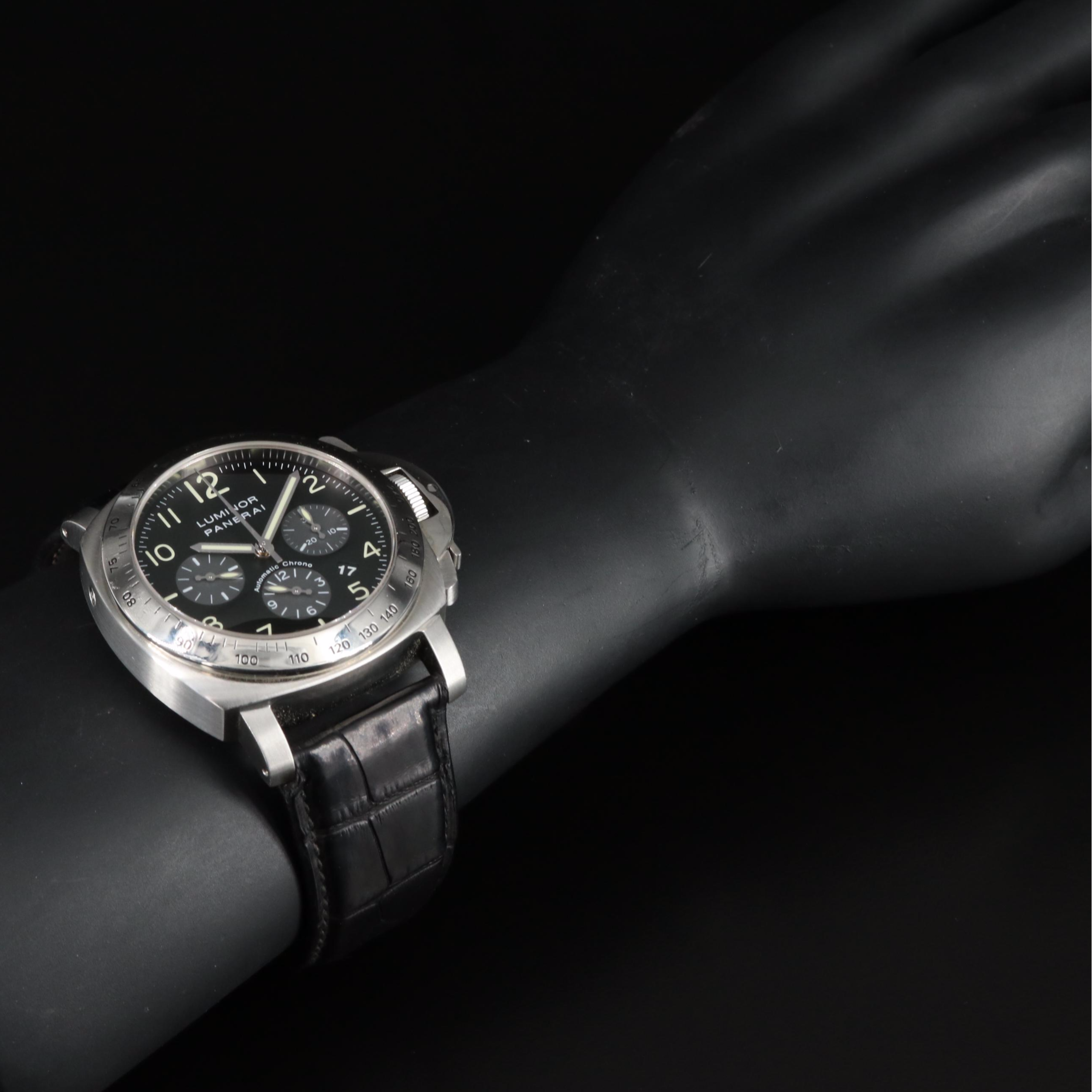 Panerai Luminor Chronograph Automatic Stainless Steel Watch