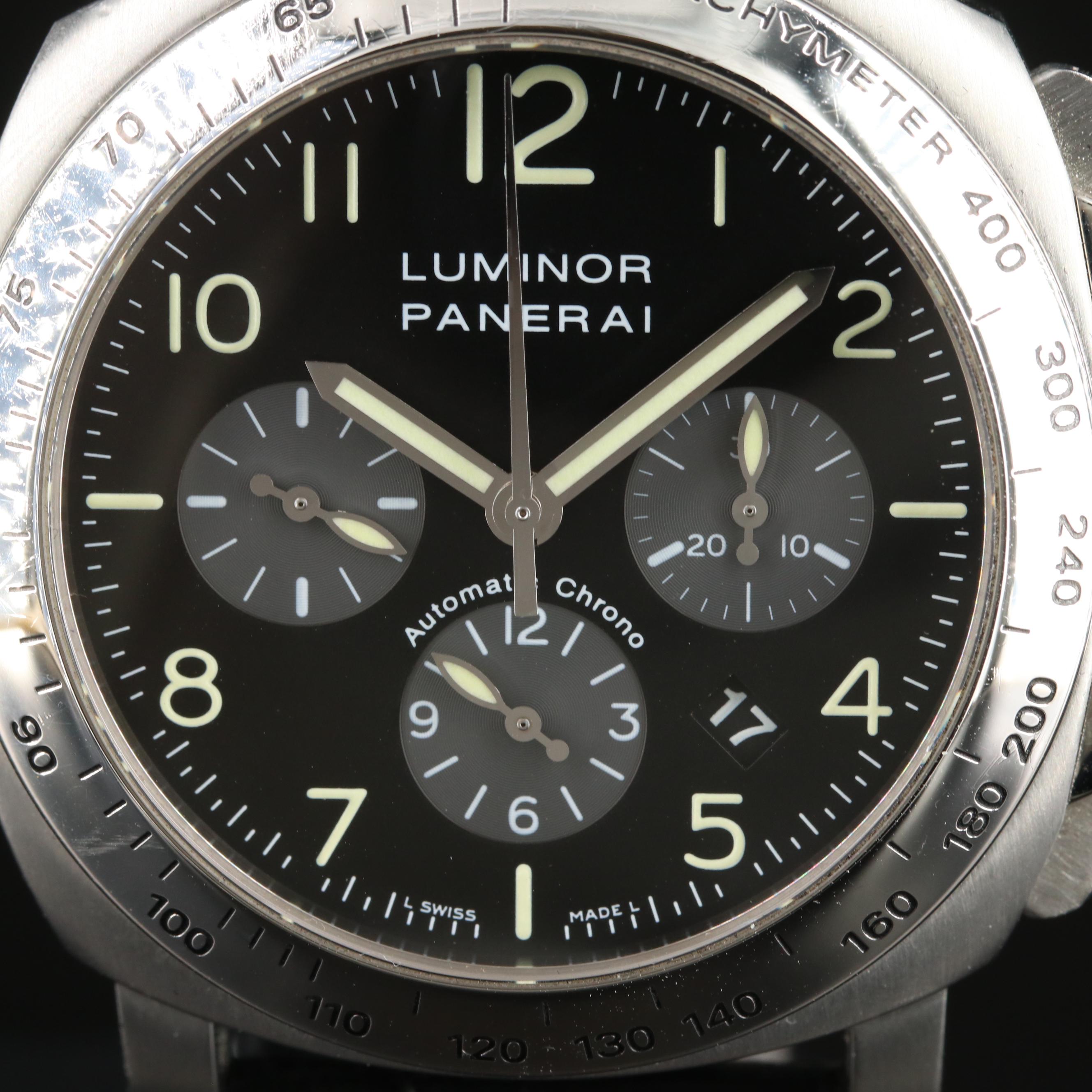 Panerai Luminor Chronograph Automatic Stainless Steel Watch