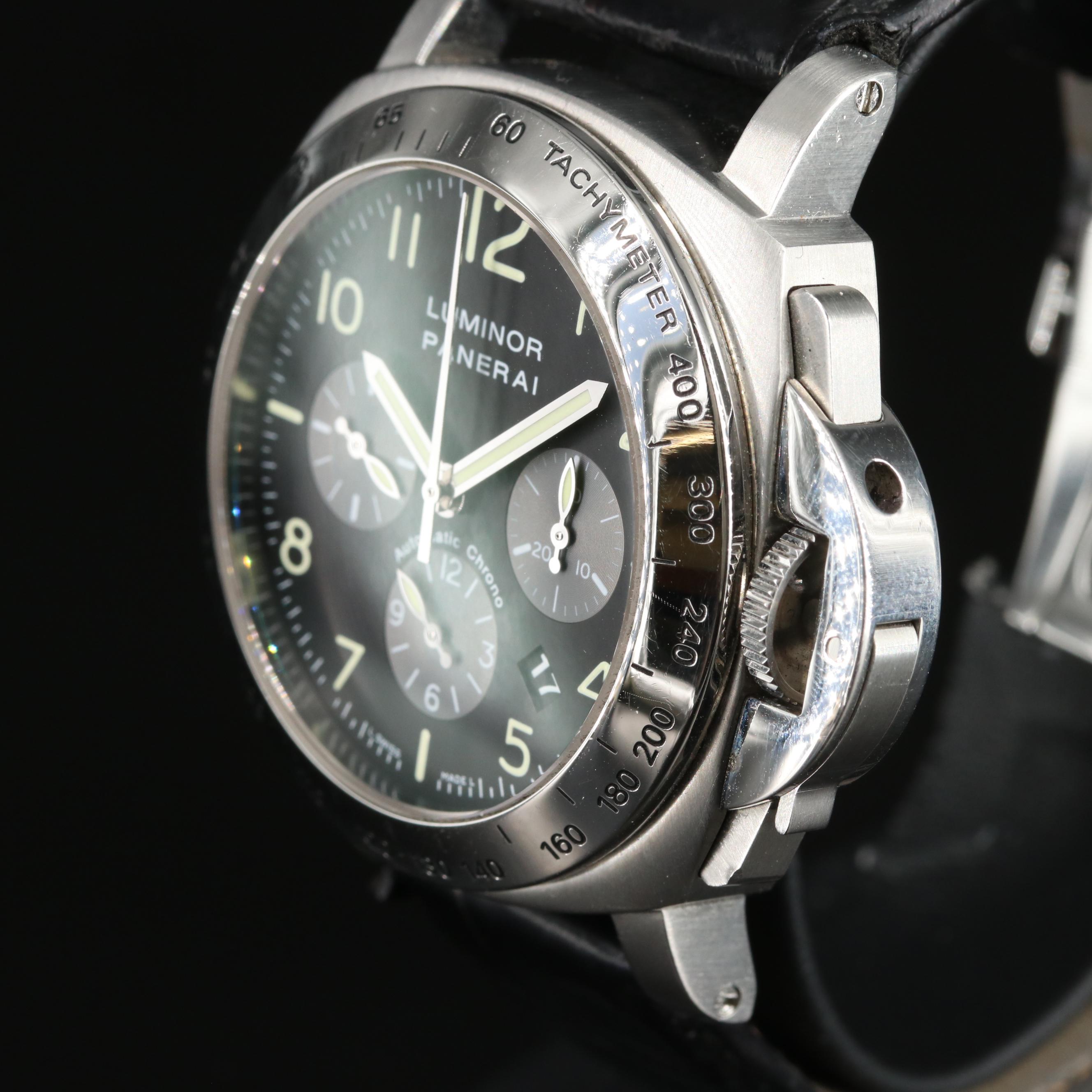 Panerai Luminor Chronograph Automatic Stainless Steel Watch