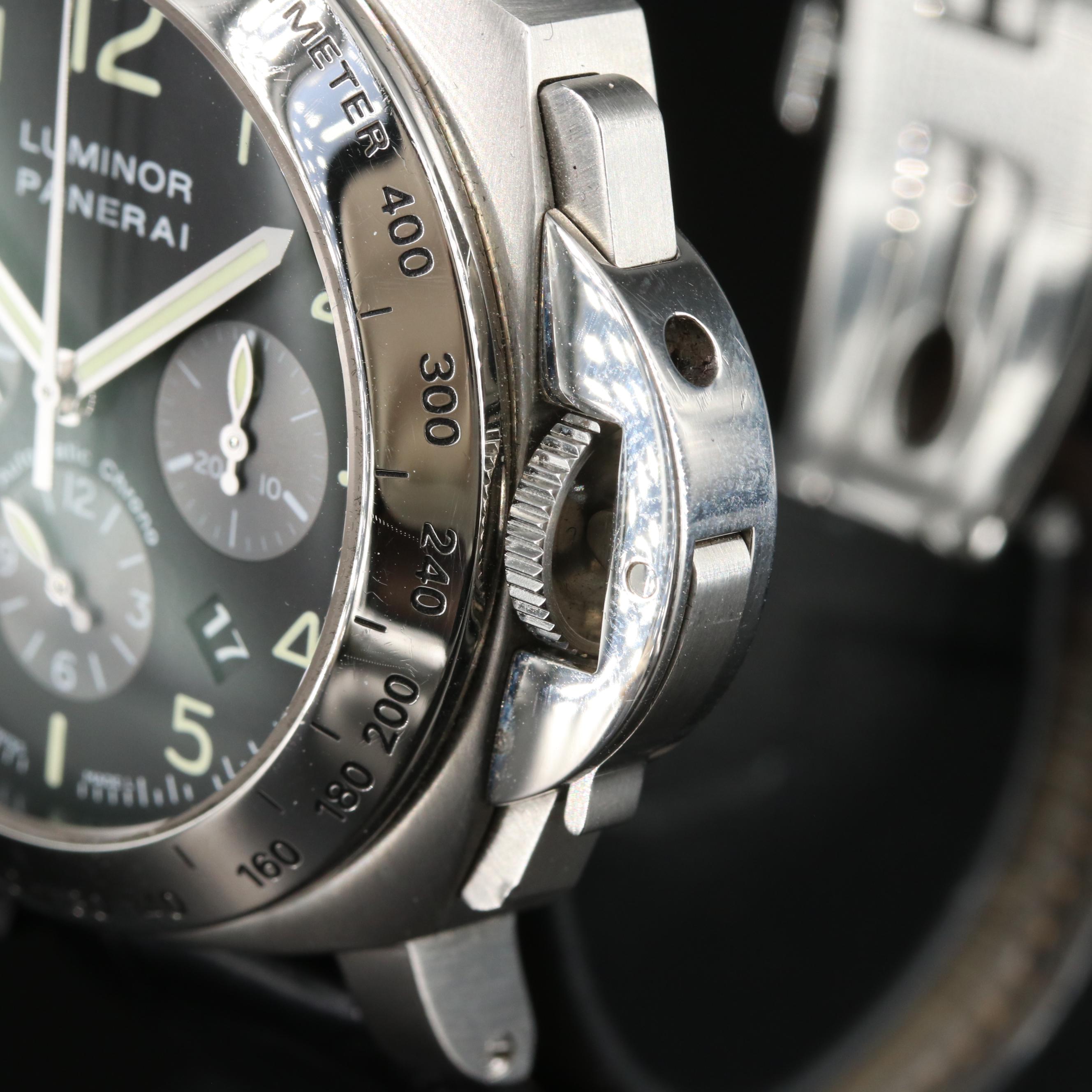 Panerai Luminor Chronograph Automatic Stainless Steel Watch