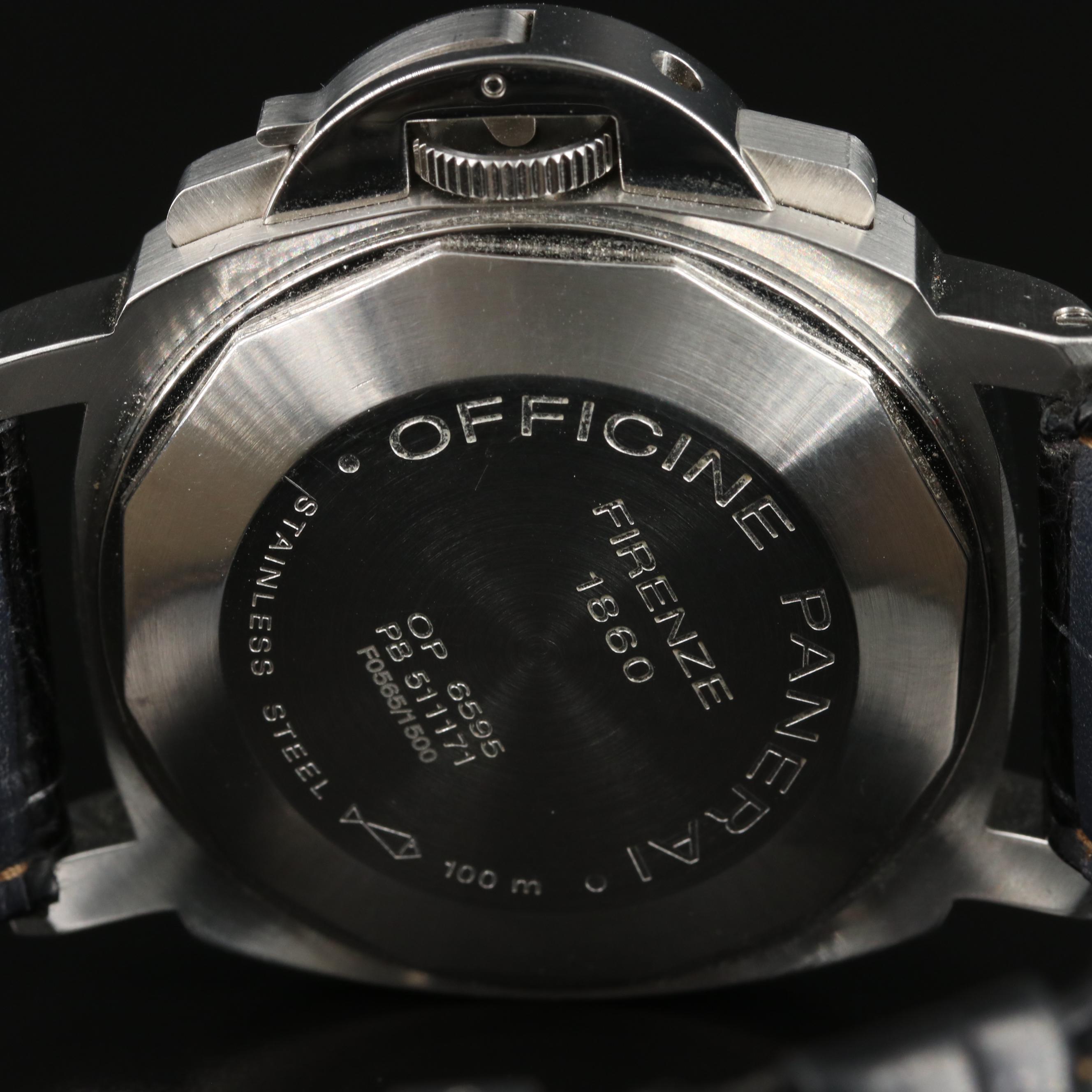 Panerai Luminor Chronograph Automatic Stainless Steel Watch