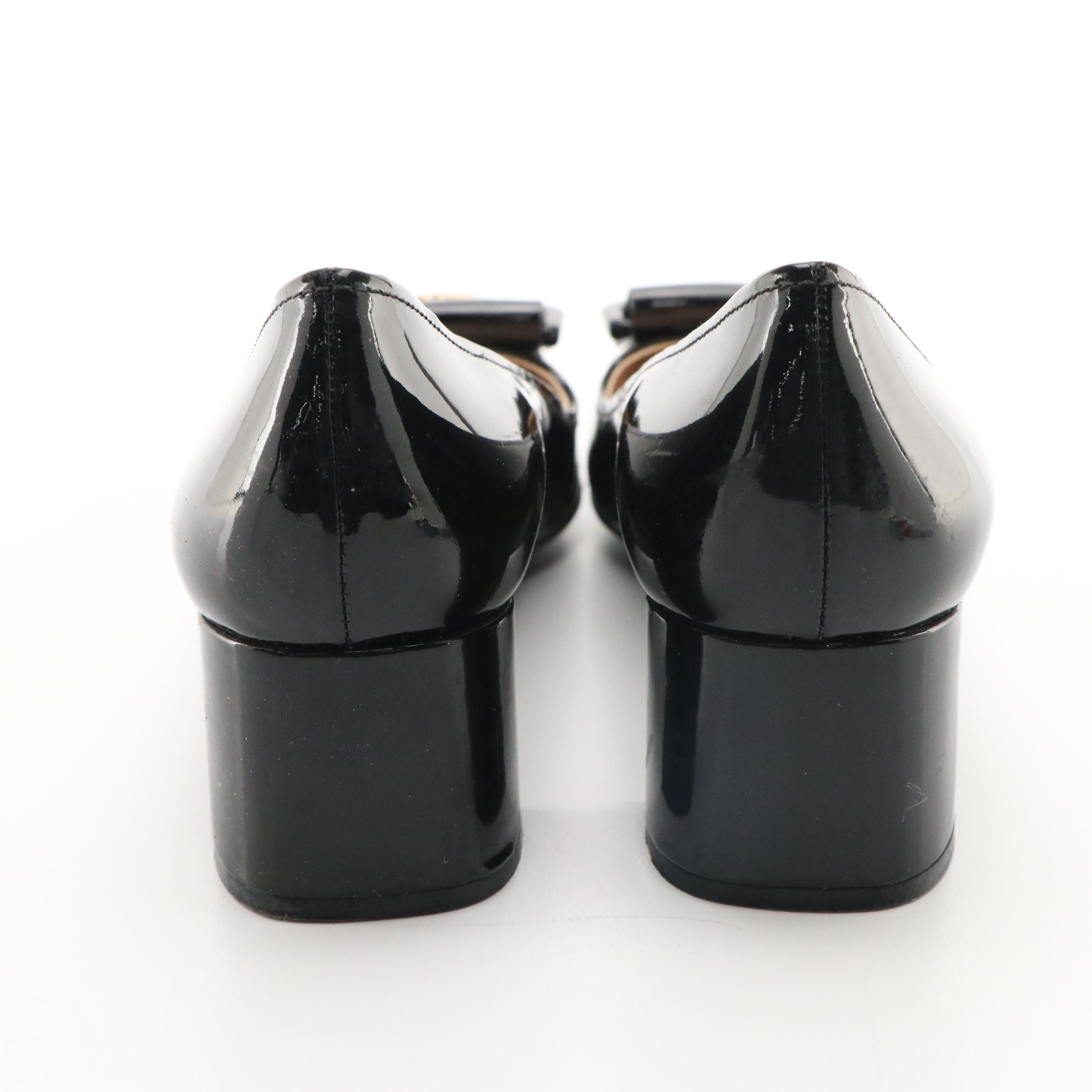 Prada Sport Kiltie Loafers in Patent Leather